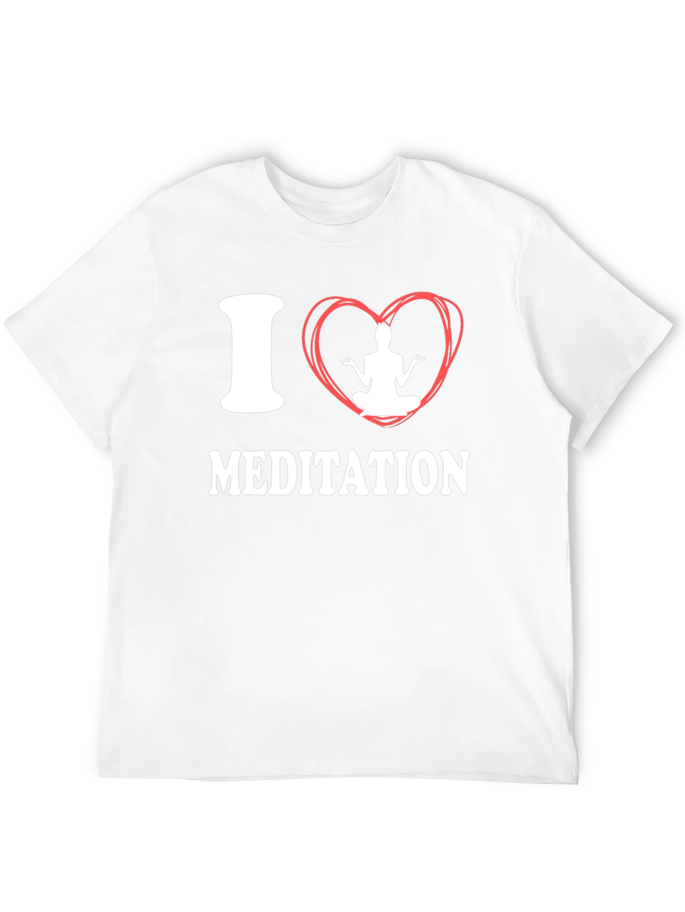 I Love Meditation Graphic T-Shirt - Unisex
