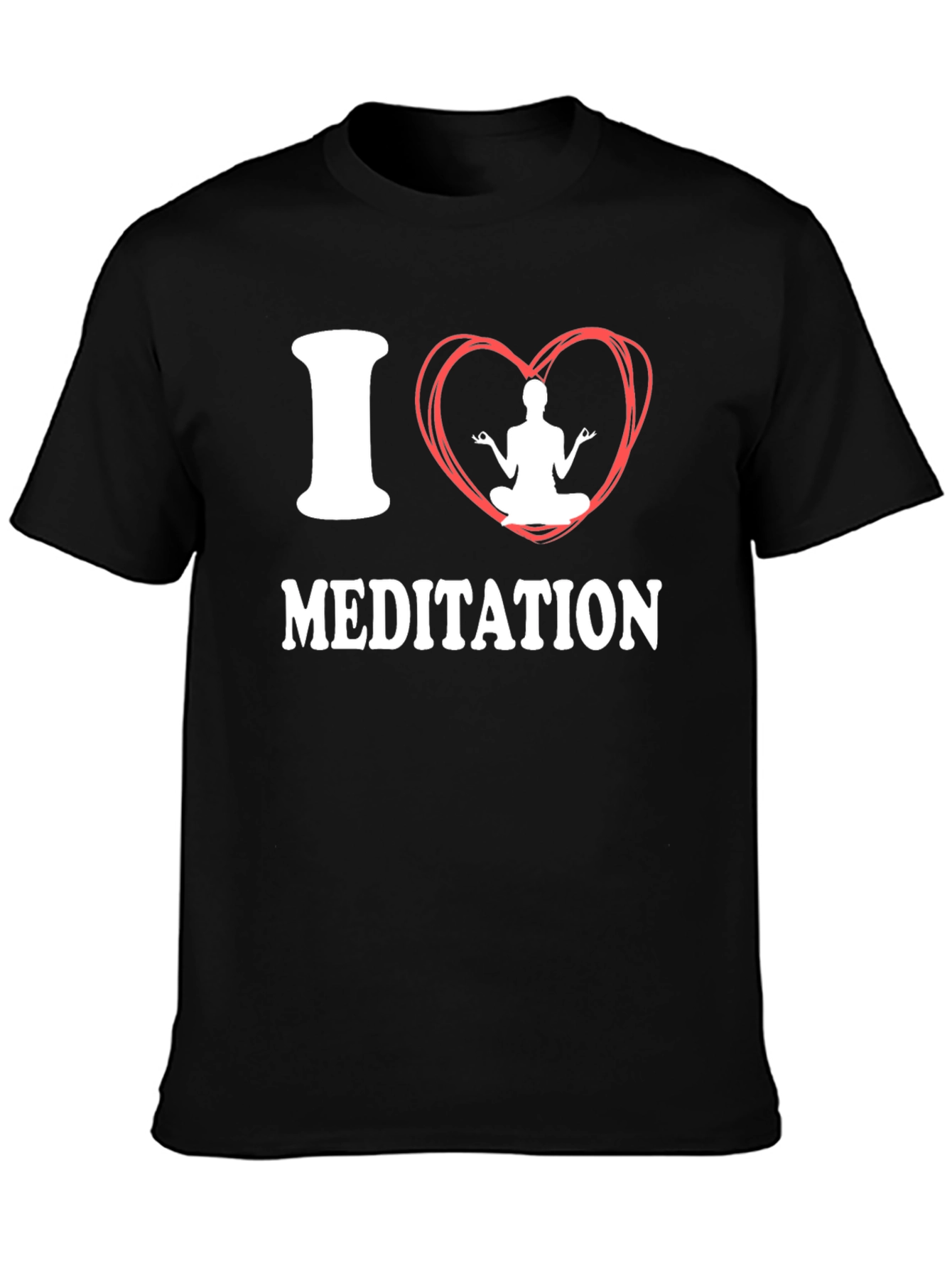 I Love Meditation Graphic T-Shirt - Unisex