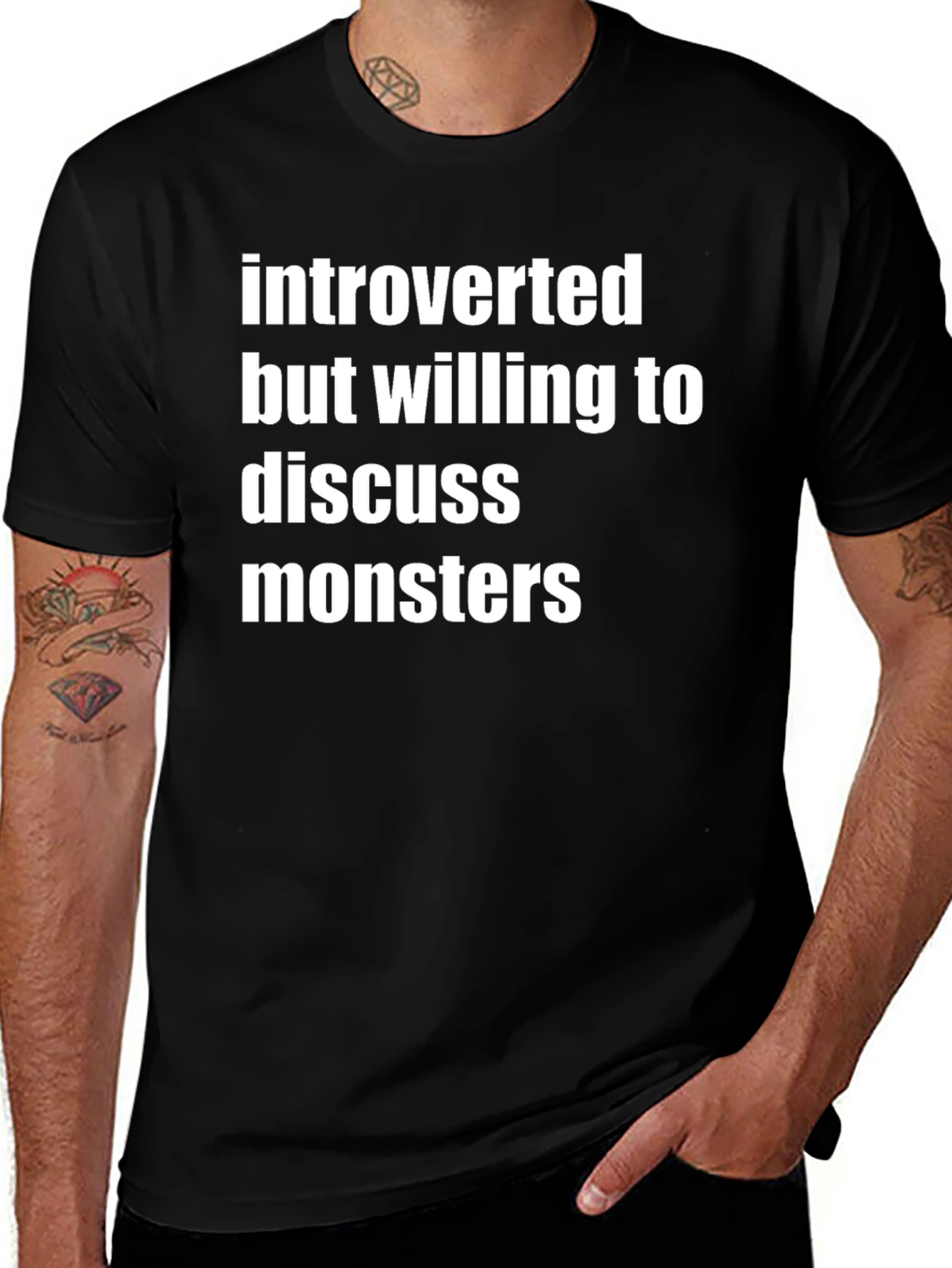 Introverted Monster Discussion T-Shirt