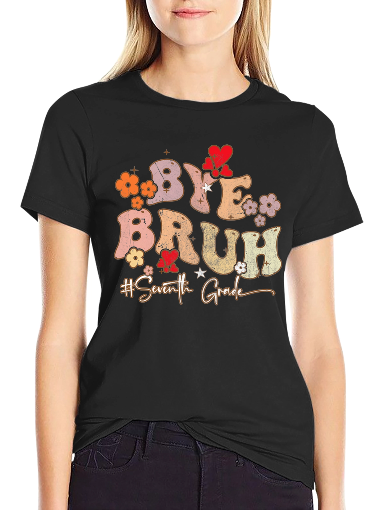 Bye Bruh 7th Grade Graduation T-Shirt