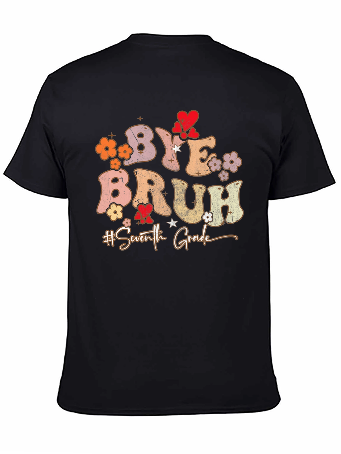 Bye Bruh 7th Grade Graduation T-Shirt