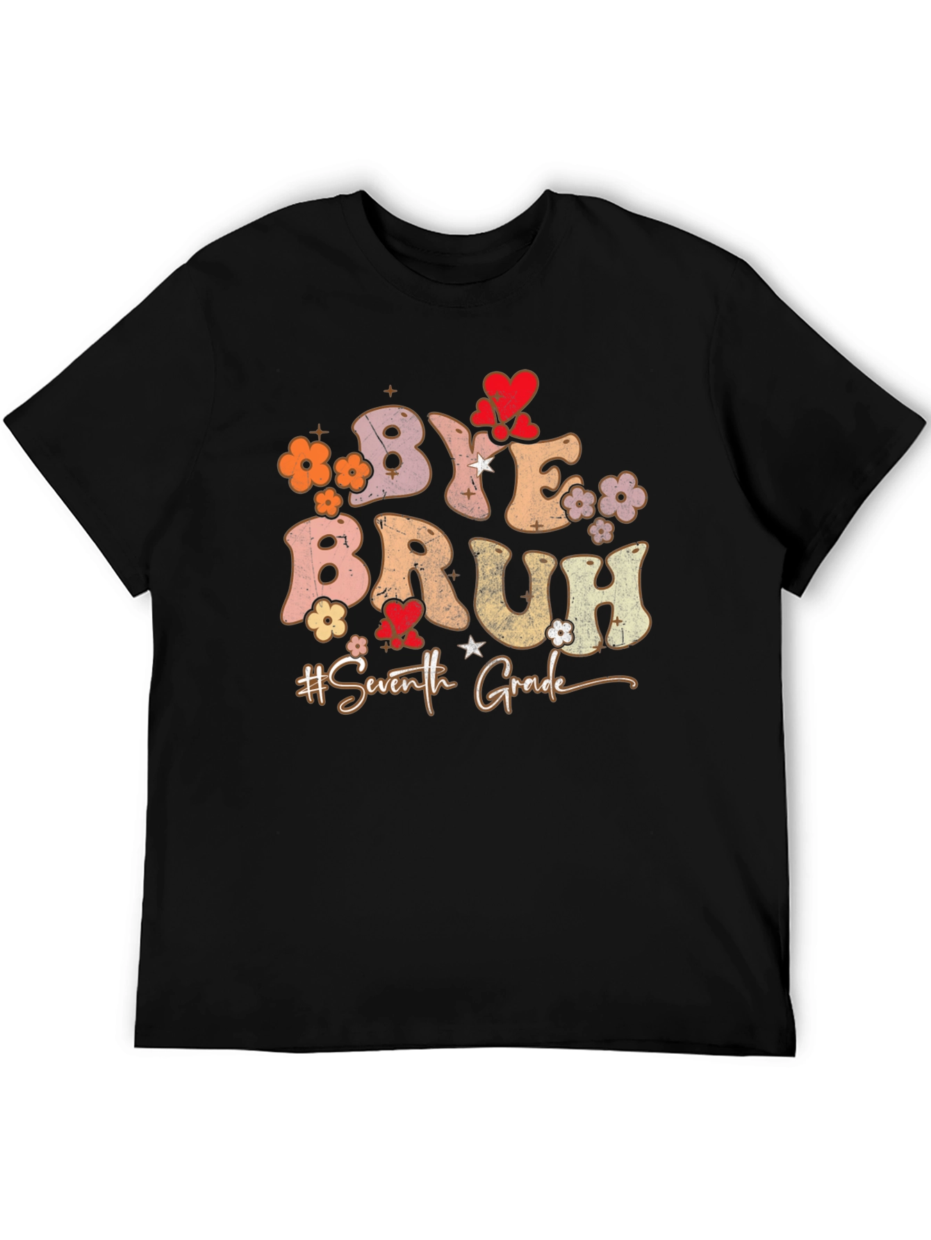 Bye Bruh 7th Grade Graduation T-Shirt
