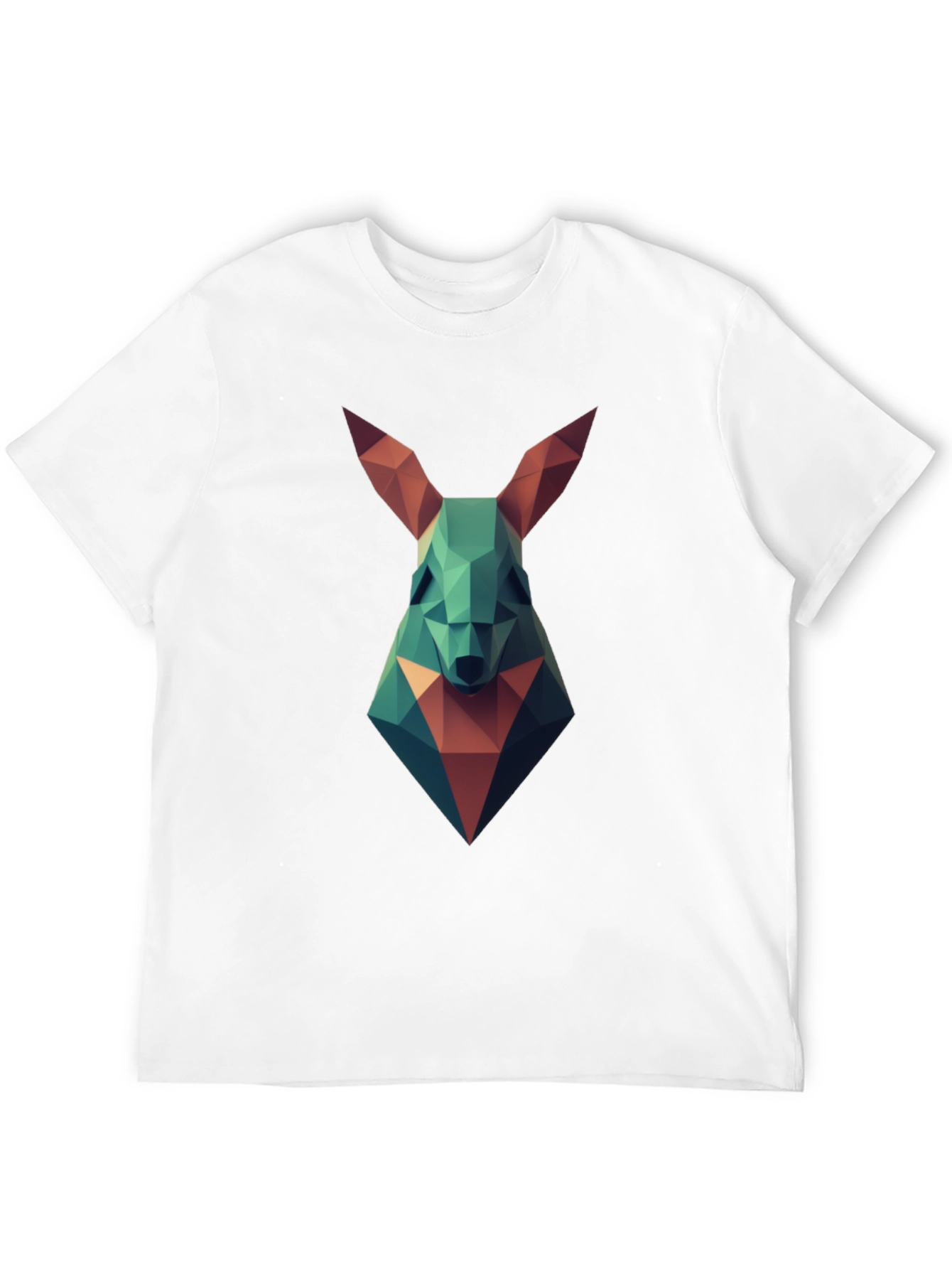 Geometric Rabbit Graphic T-Shirt