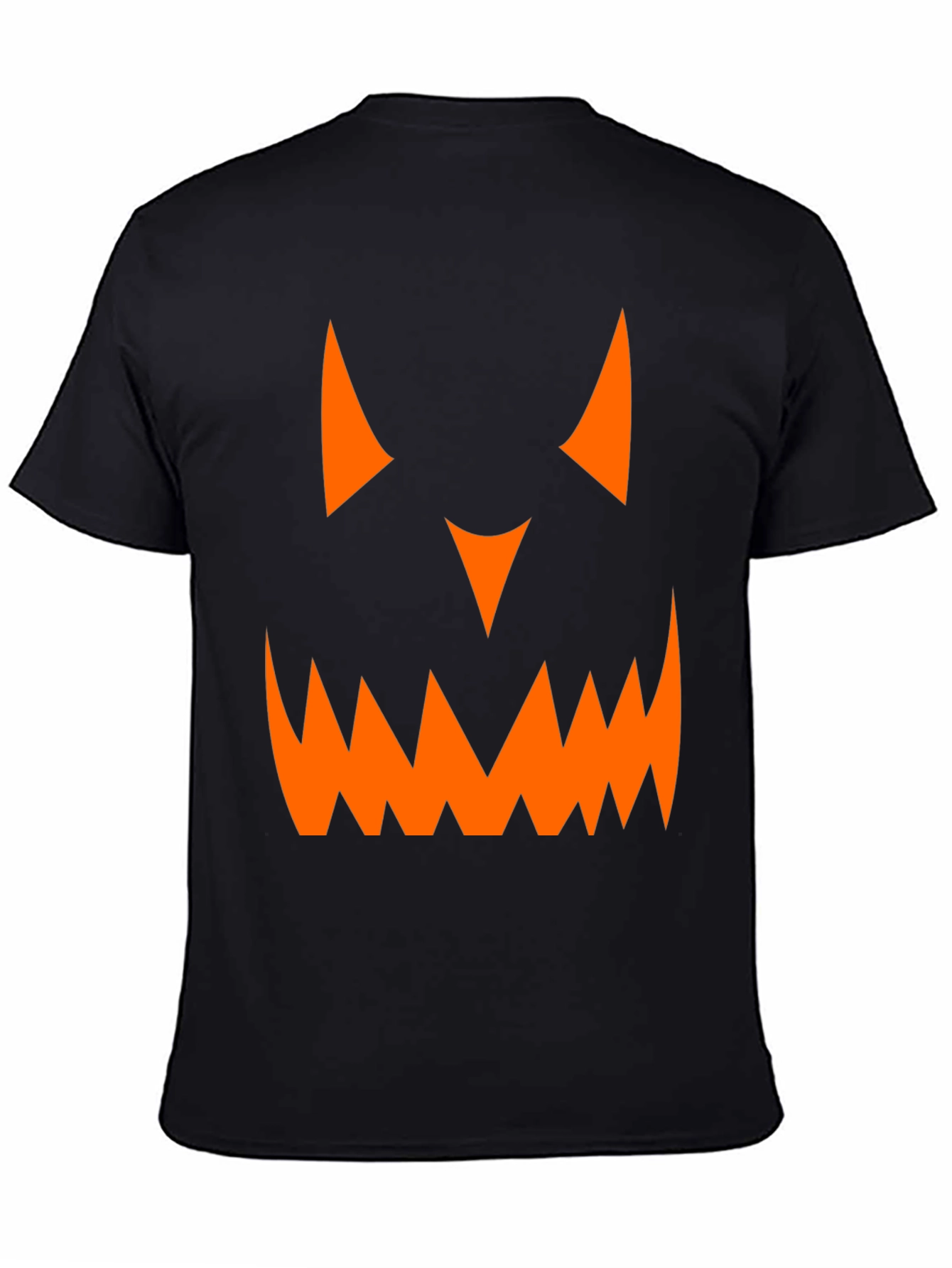 Halloween Pumpkin Face Graphic Tee