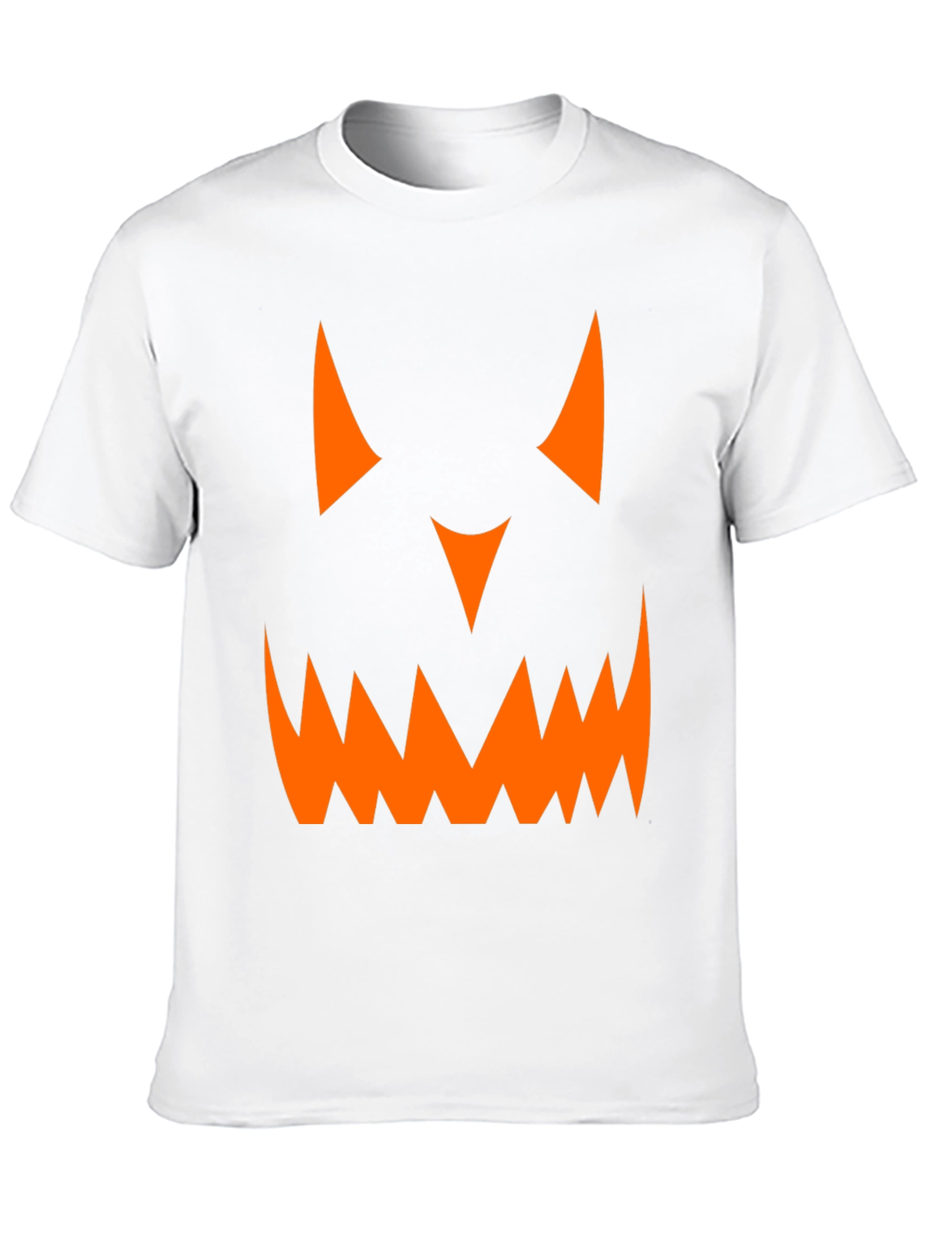Halloween Pumpkin Face Graphic Tee
