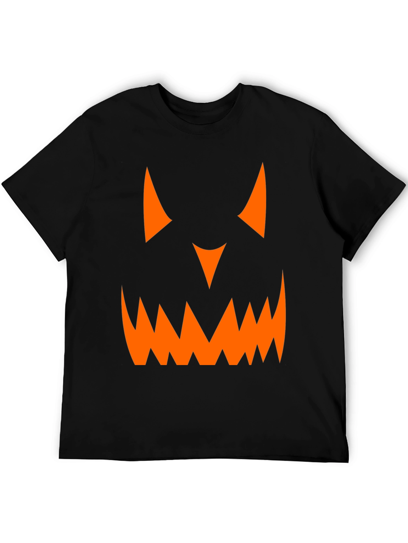 Halloween Pumpkin Face Graphic Tee
