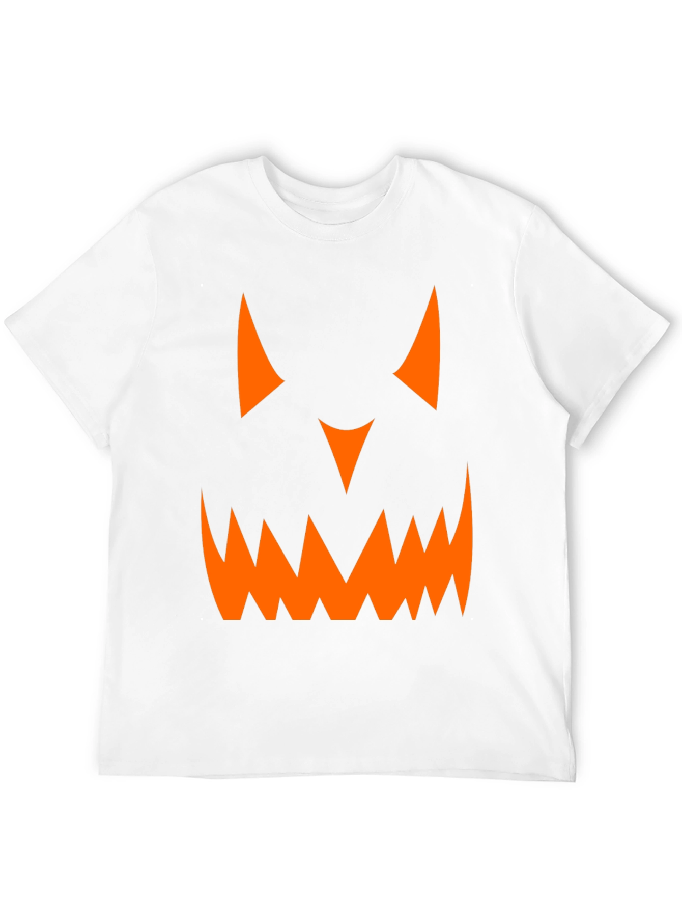 Halloween Pumpkin Face Graphic Tee