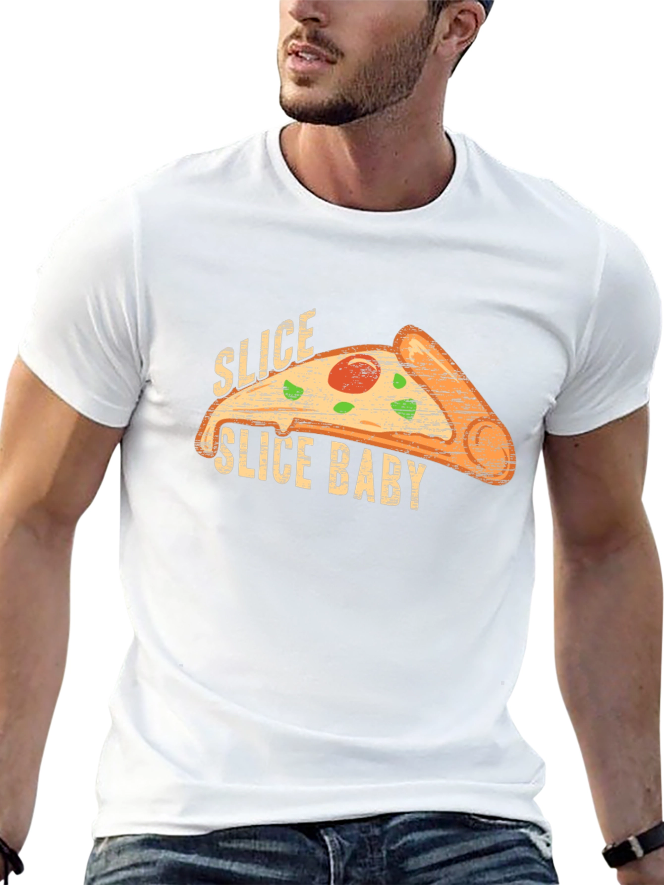 Slice Slice Baby T-Shirt - Pizza Lovers Tee