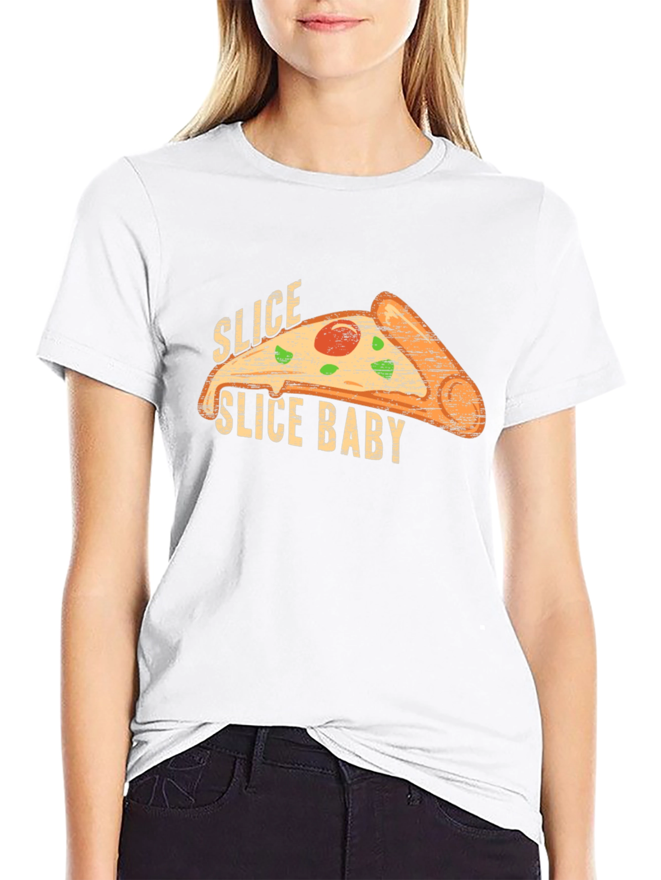 Slice Slice Baby T-Shirt - Pizza Lovers Tee