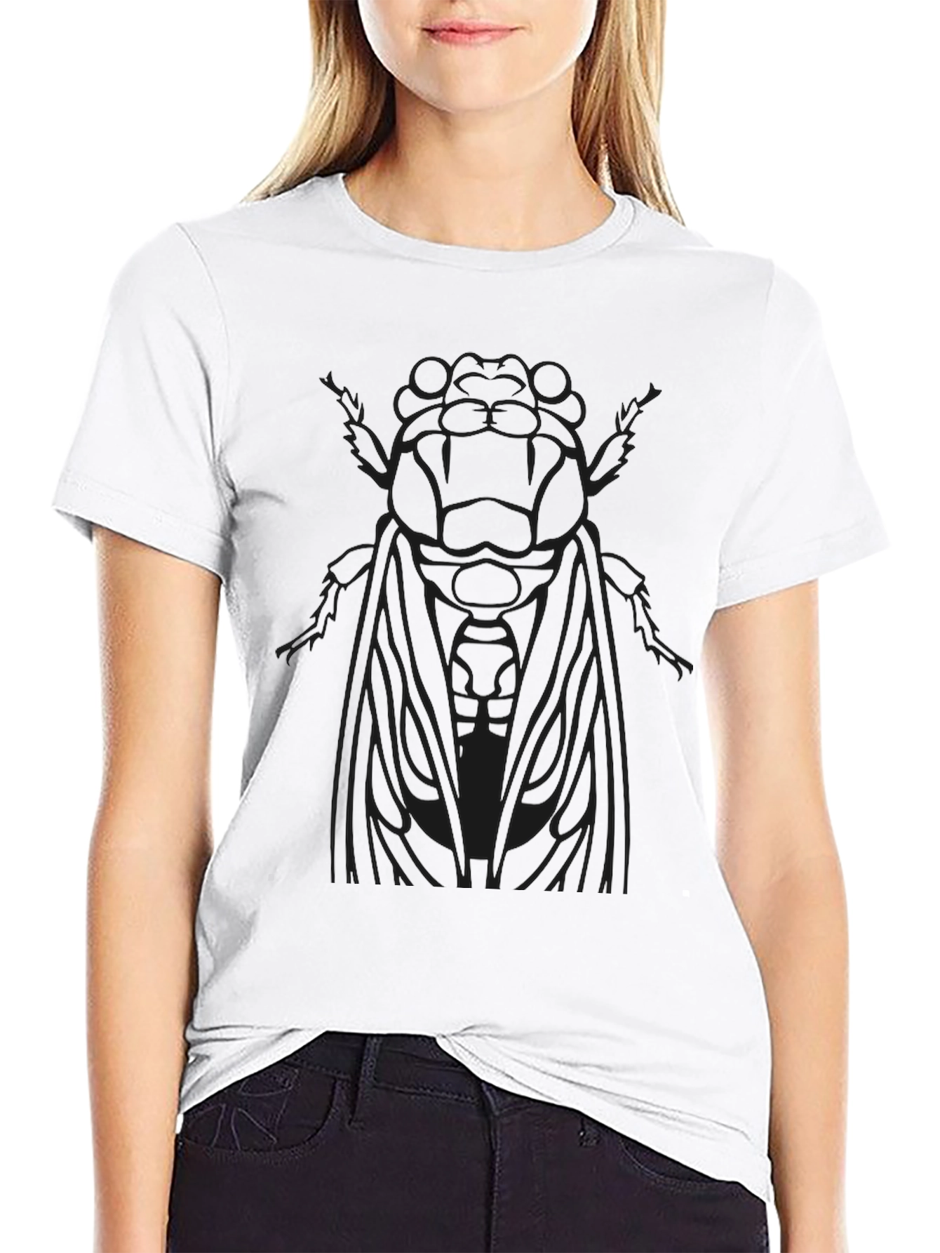Cicada Graphic Tee - Black