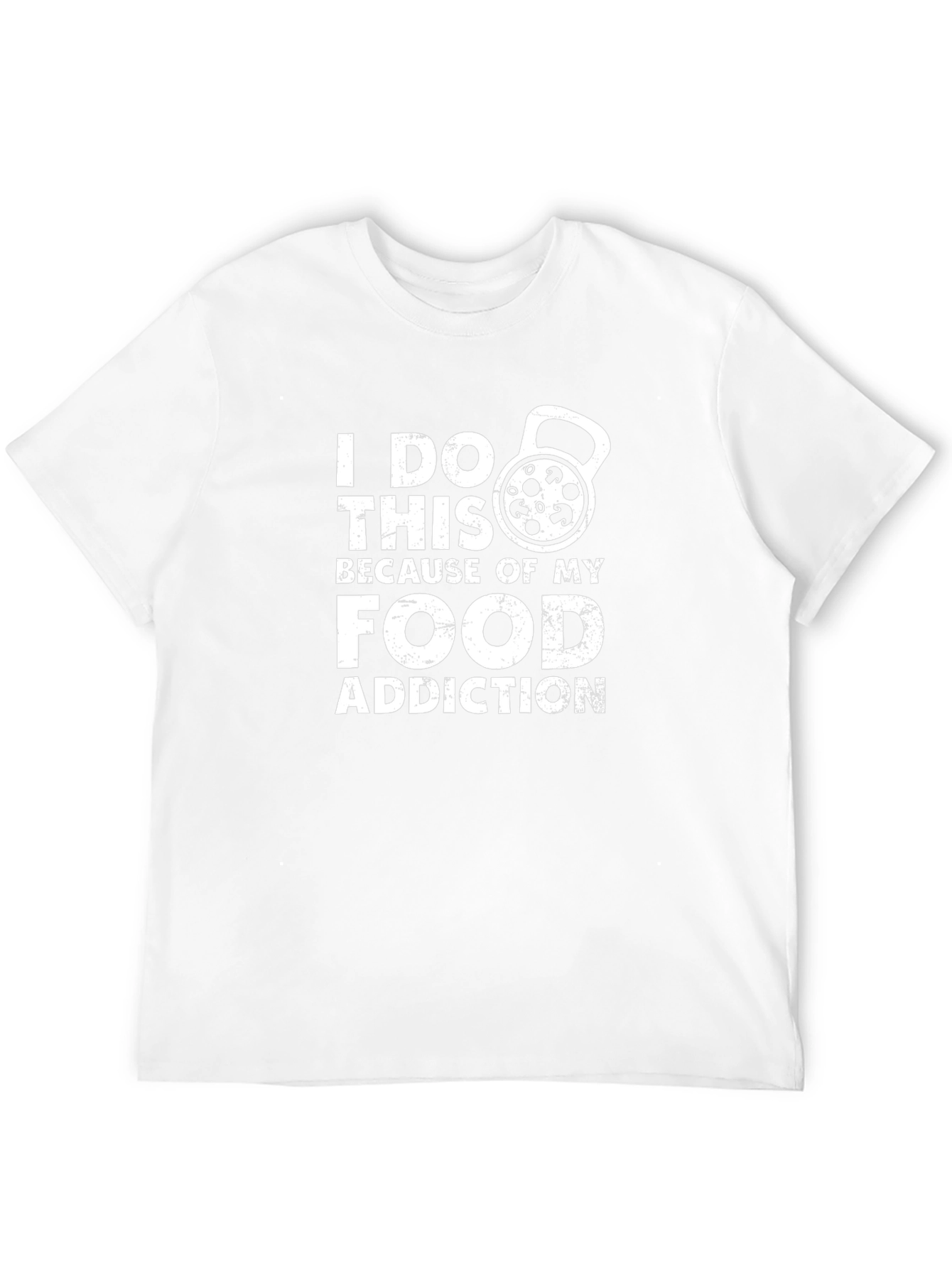 Food Addiction Kettlebell Workout T-Shirt