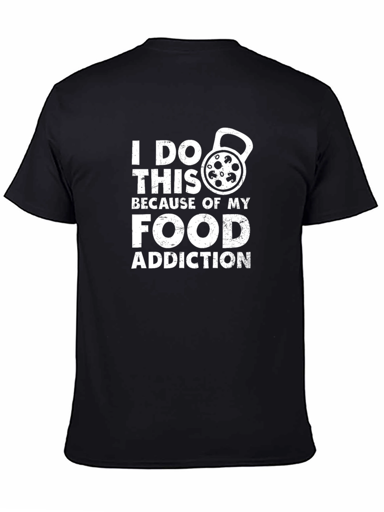 Food Addiction Kettlebell Workout T-Shirt