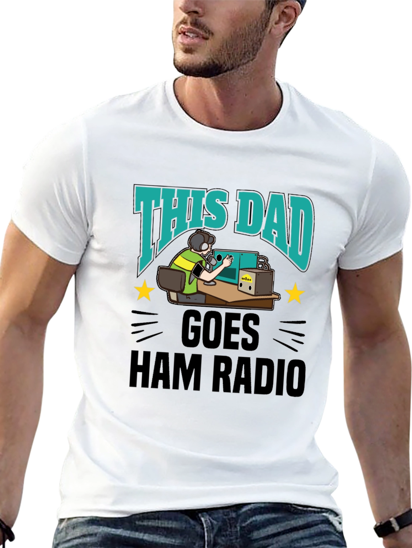 This Dad Goes Ham Radio T-Shirt