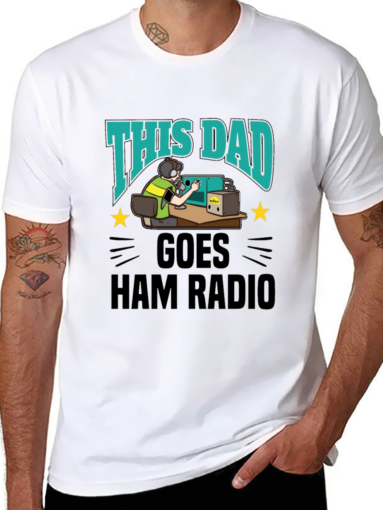 This Dad Goes Ham Radio T-Shirt