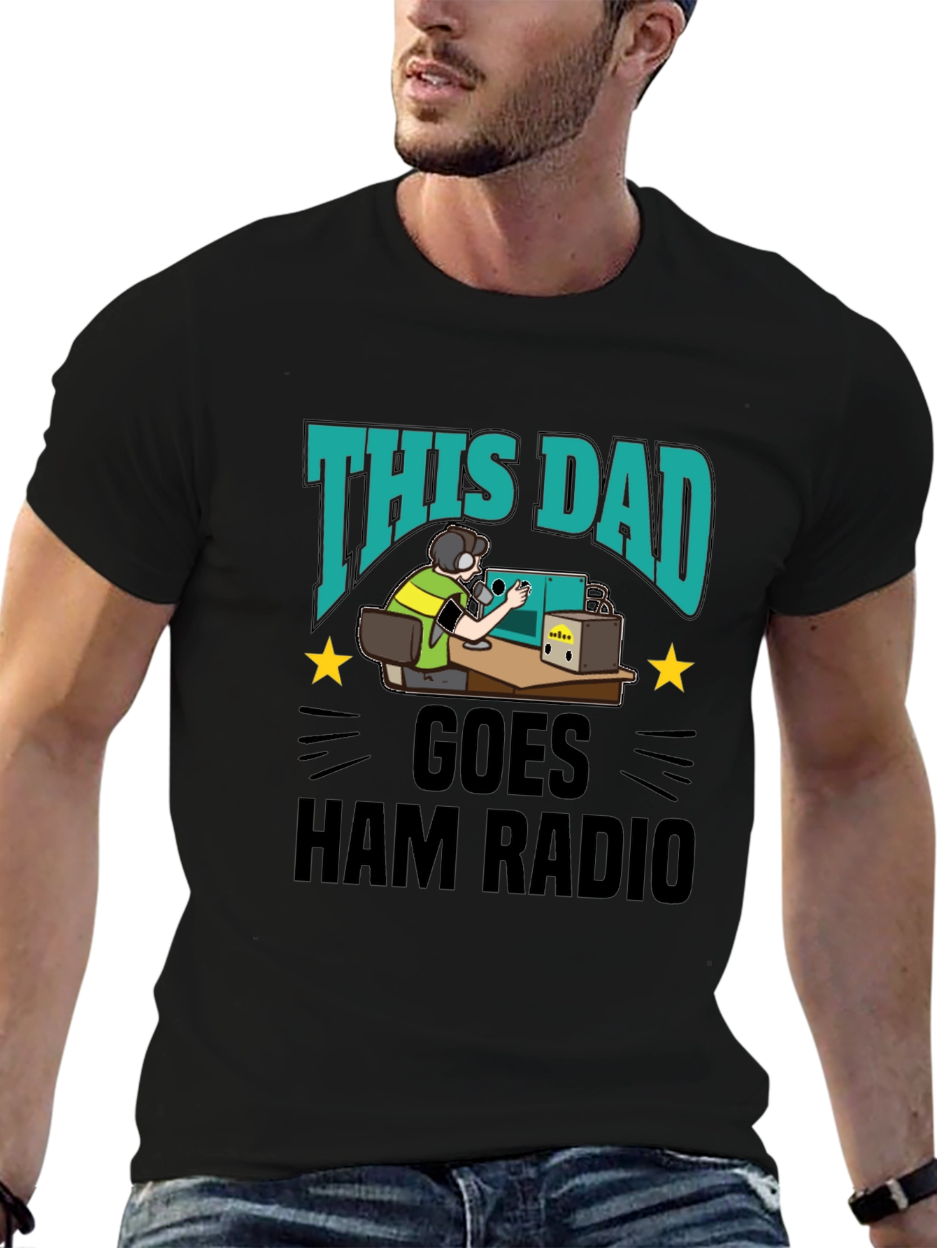 This Dad Goes Ham Radio T-Shirt