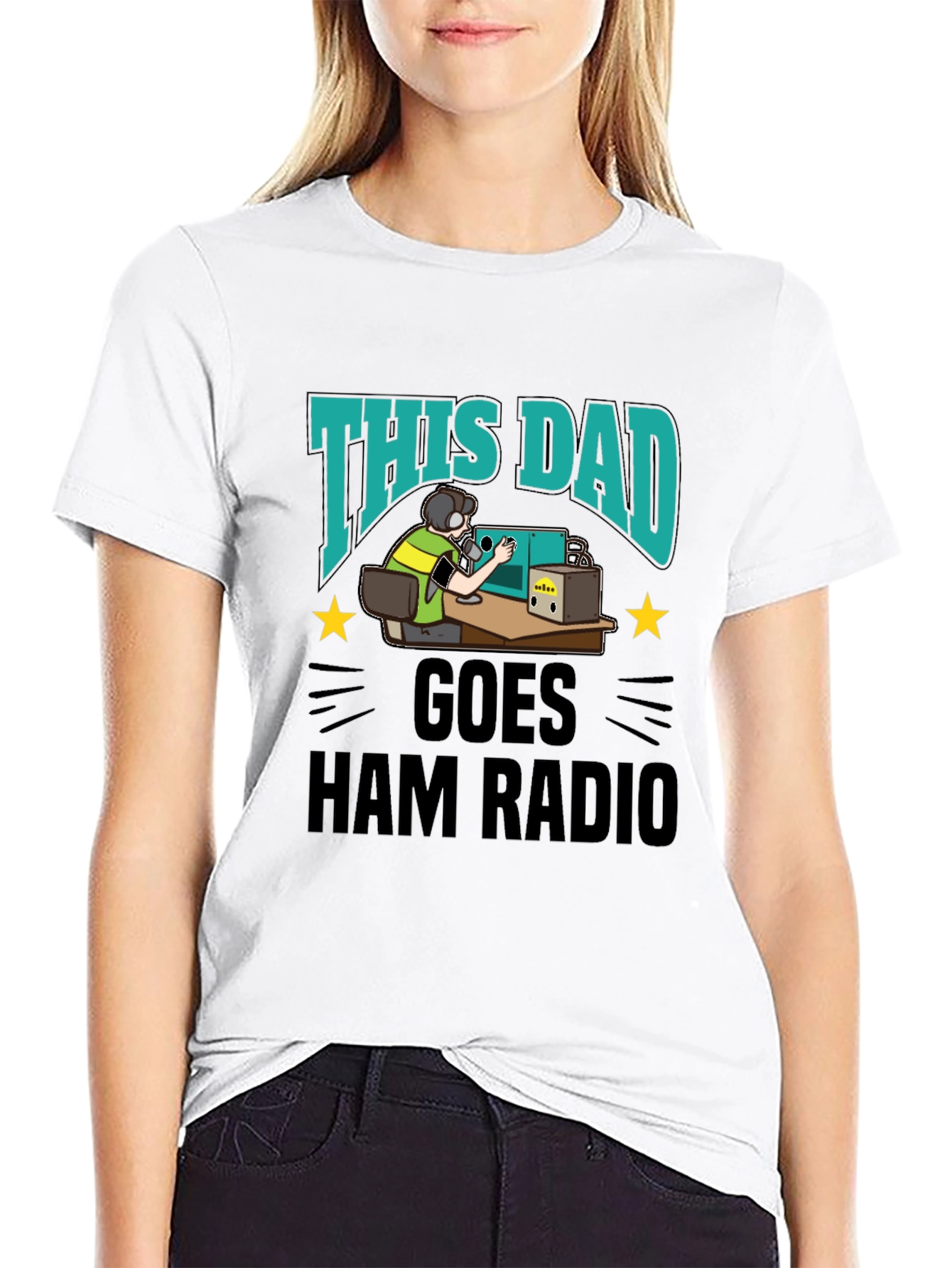 This Dad Goes Ham Radio T-Shirt