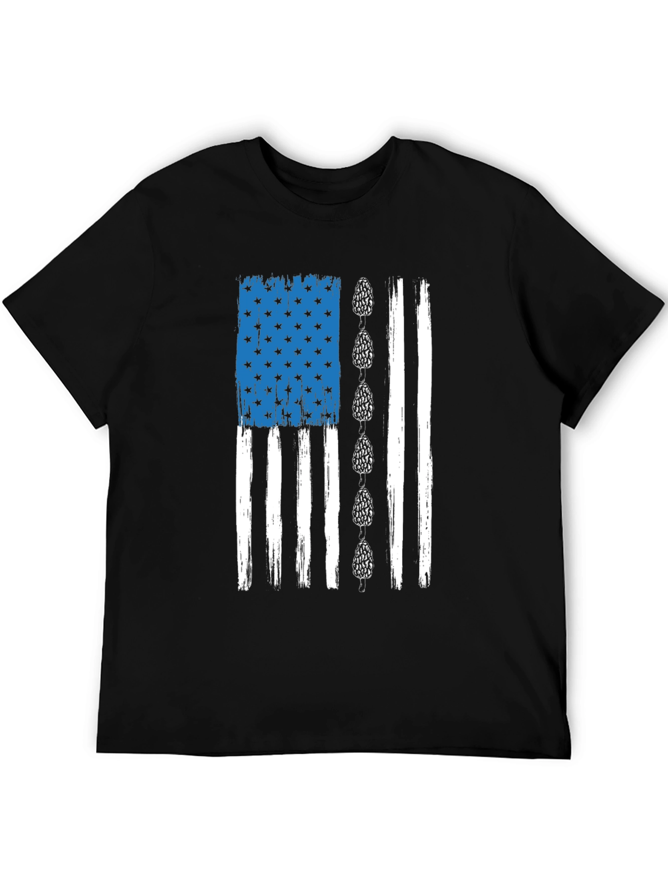 Mushroom American Flag Graphic Tee