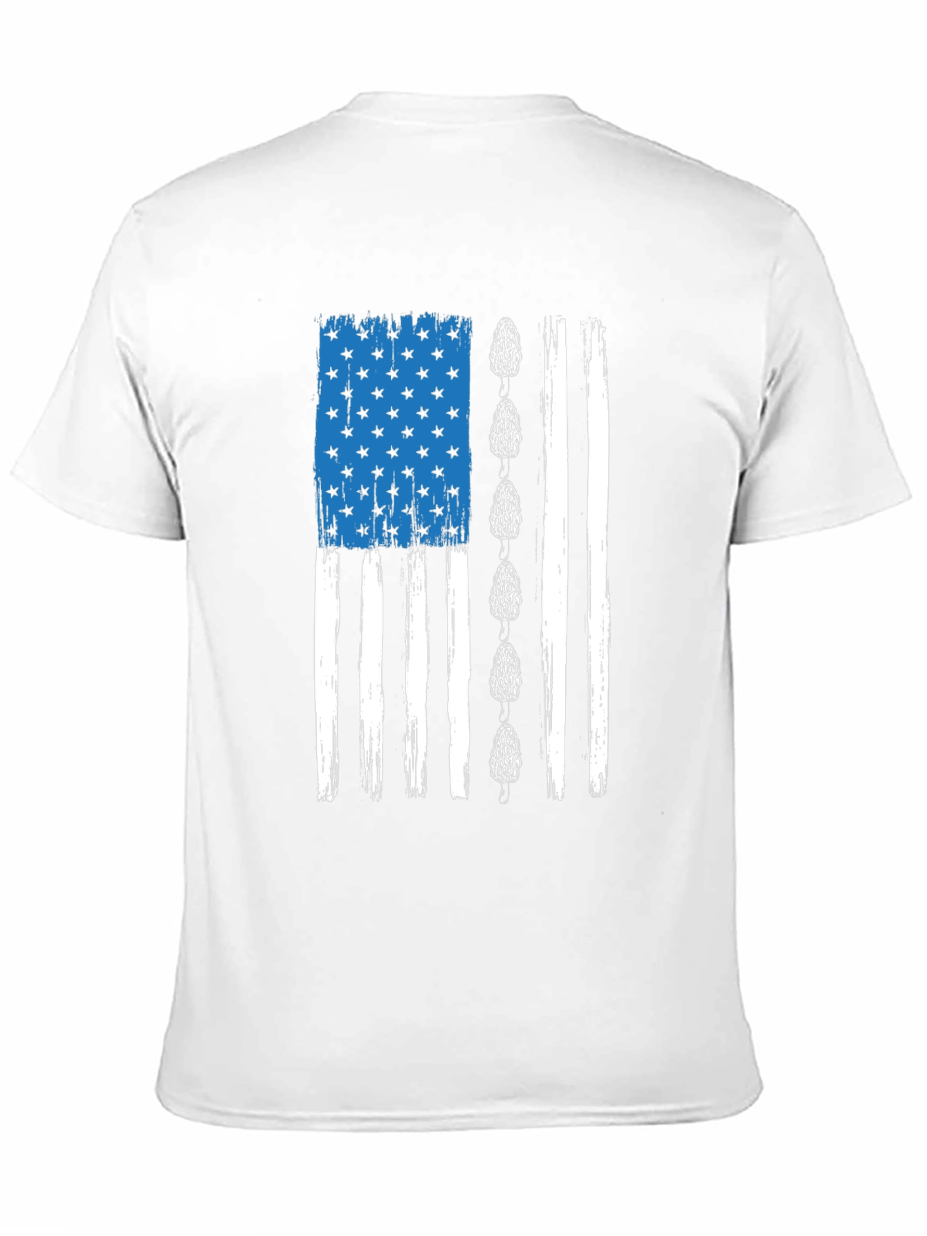 Mushroom American Flag Graphic Tee