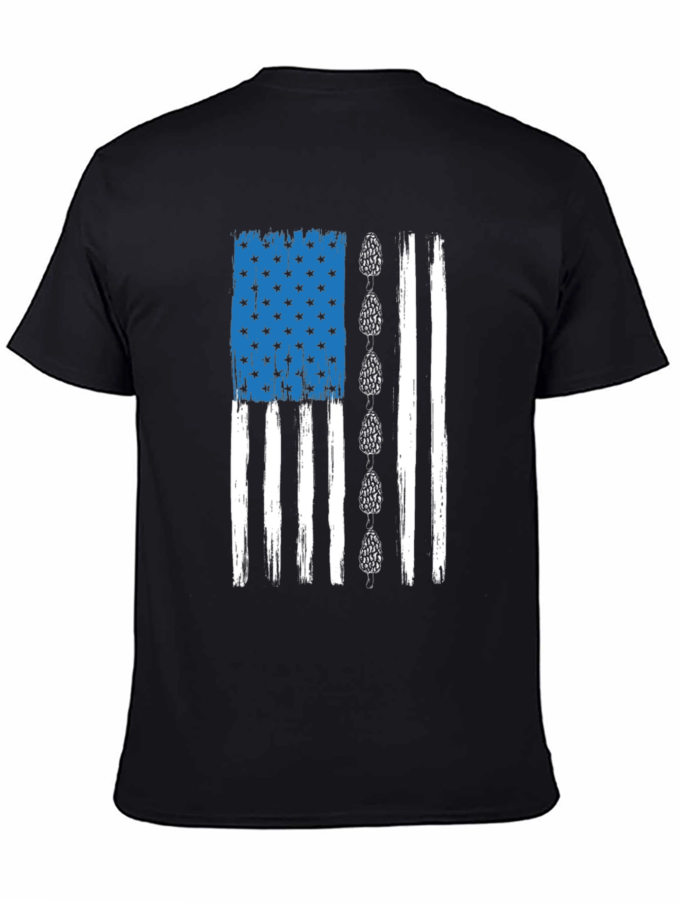 Mushroom American Flag Graphic Tee