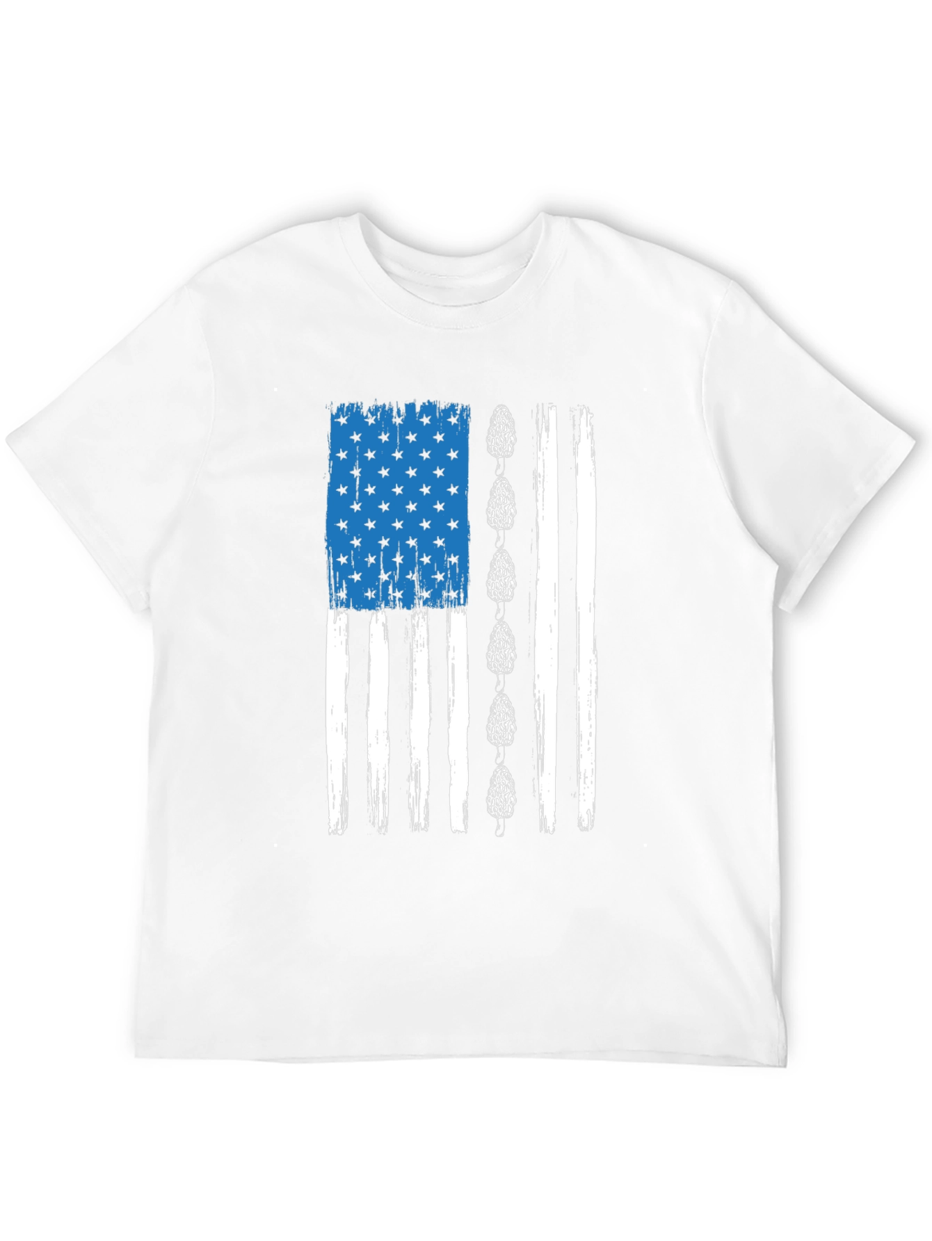 Mushroom American Flag Graphic Tee
