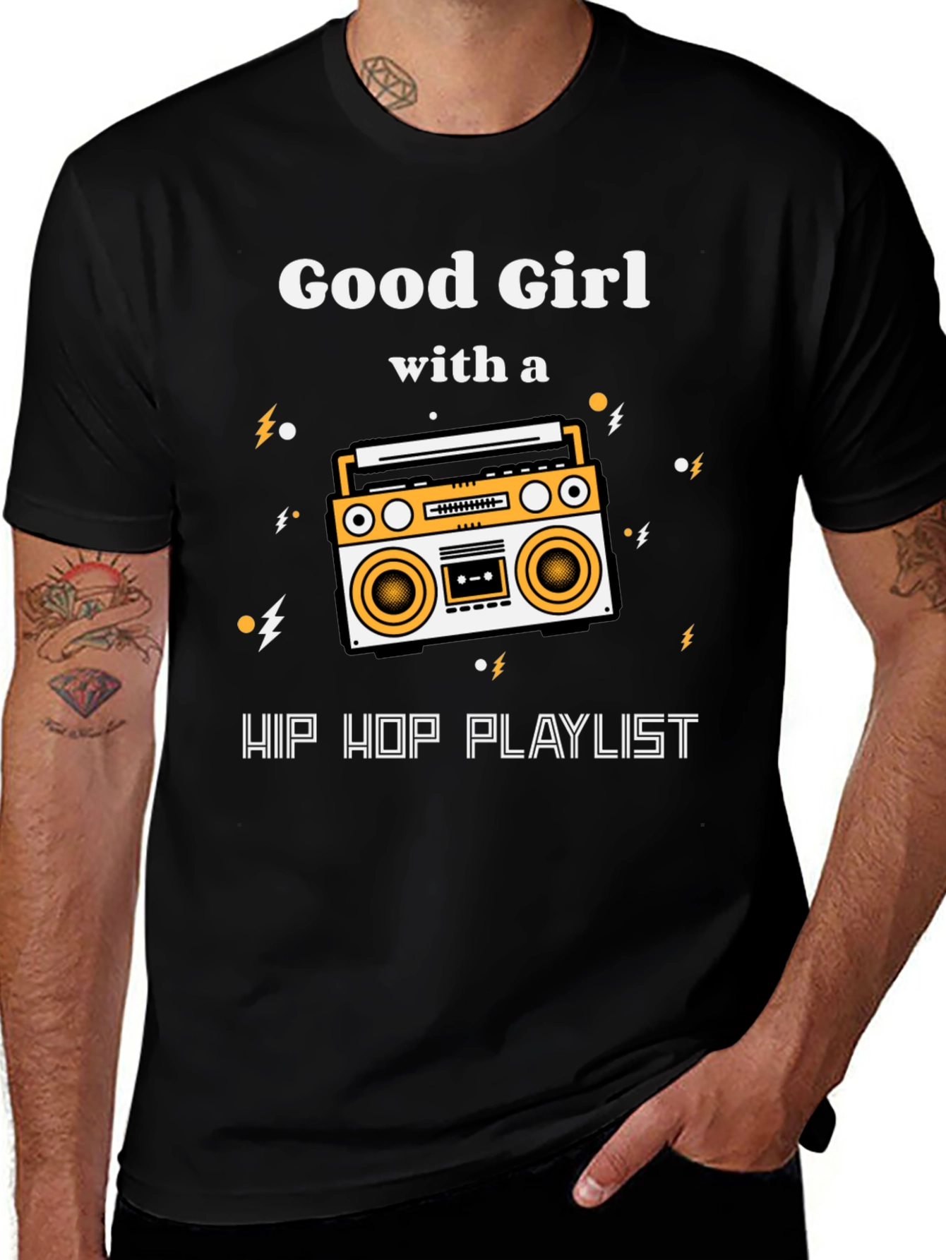 Good Girl Hip Hop Playlist Graphic T-Shirt