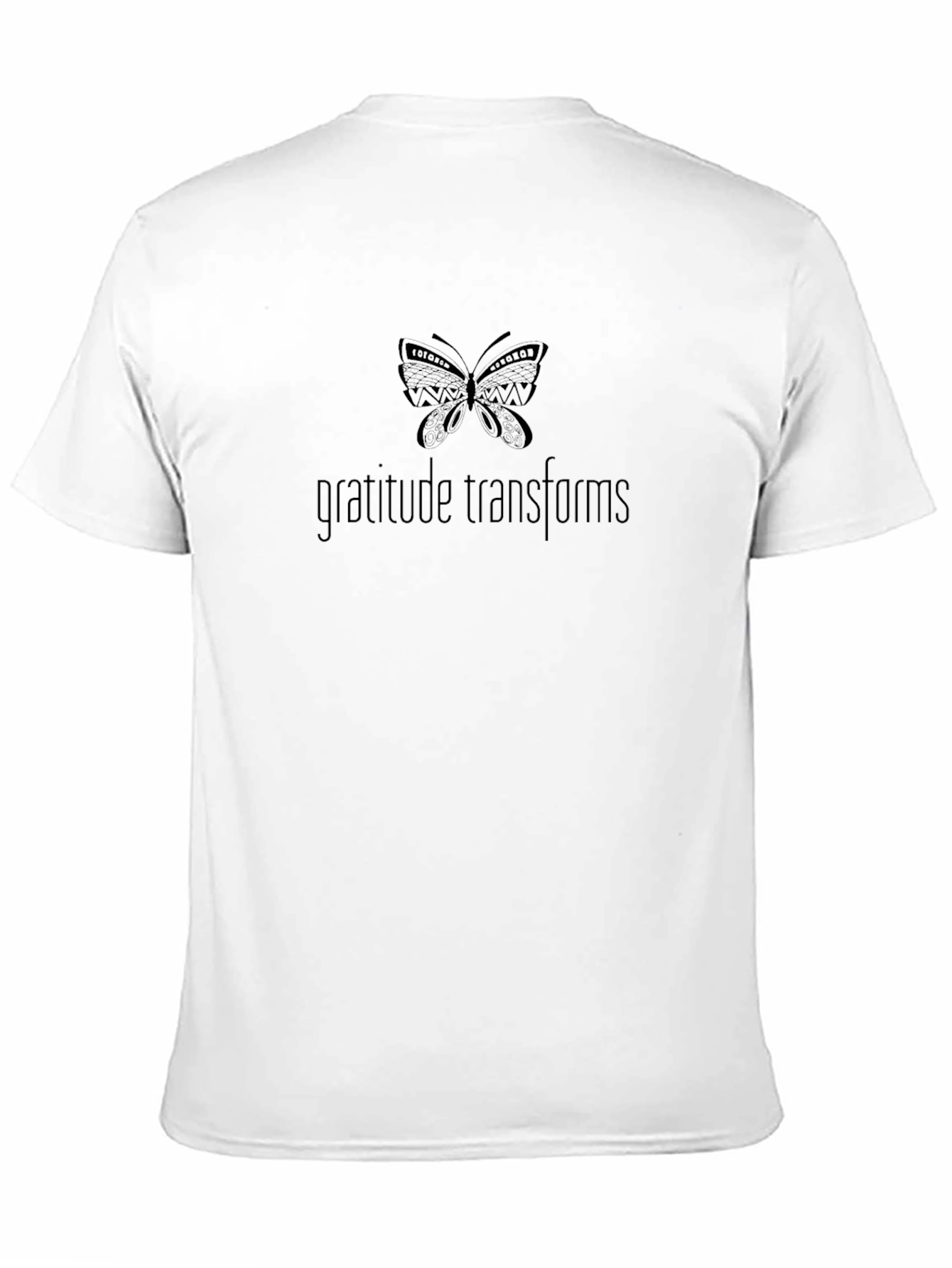 Gratitude Transforms Black T-Shirt
