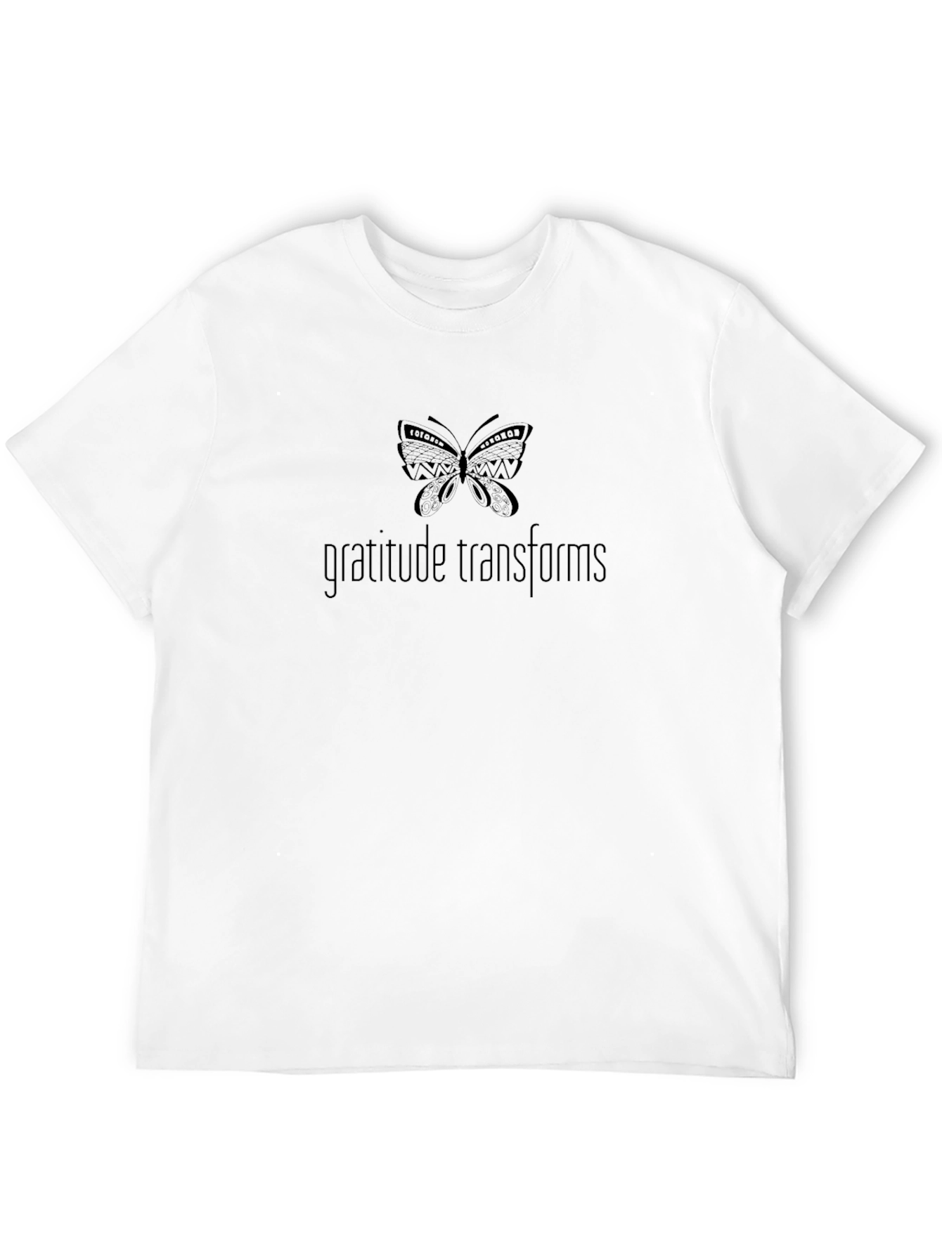 Gratitude Transforms Black T-Shirt
