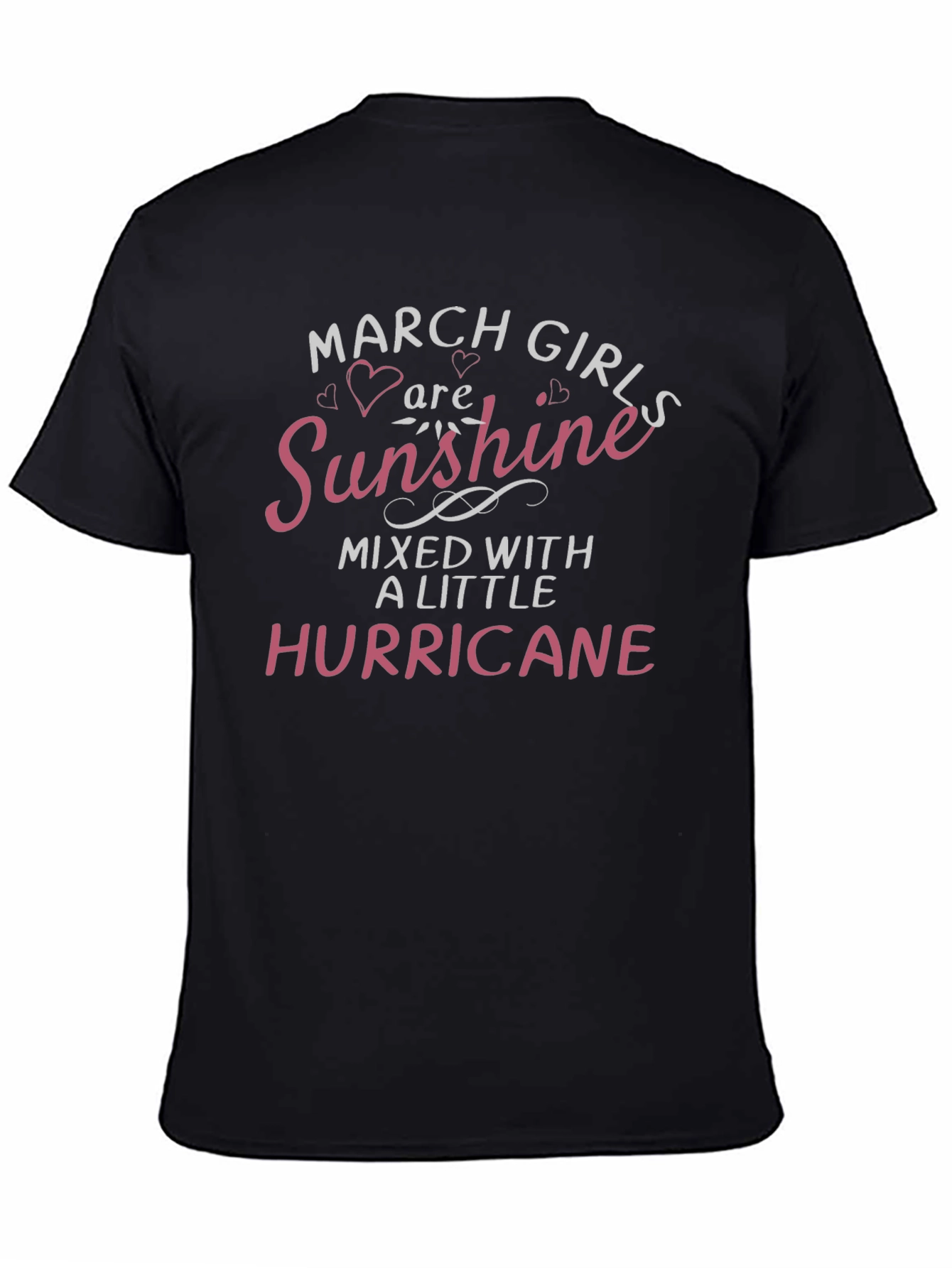 March Girls Sunshine Hurricane Black T-Shirt