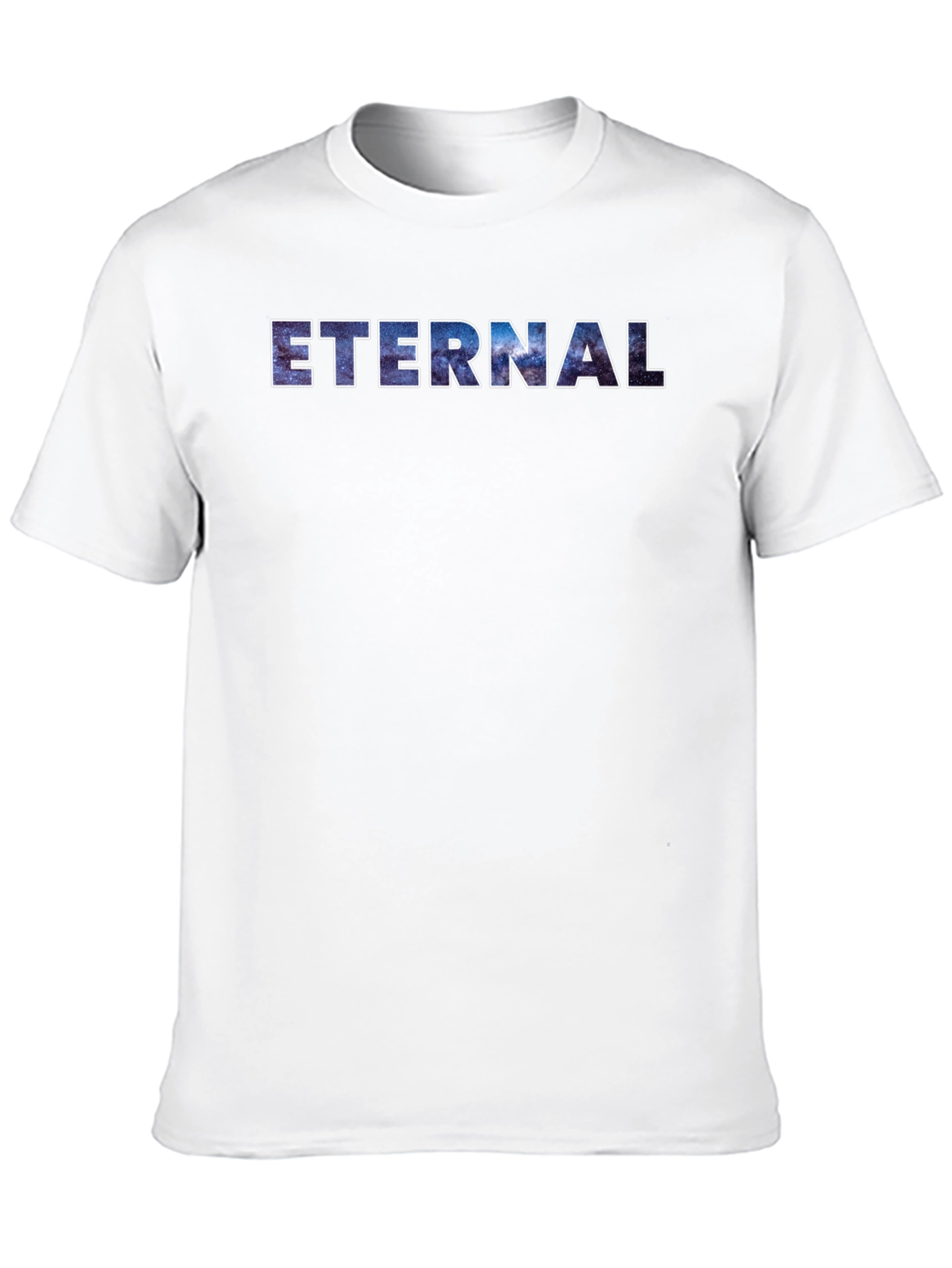 Eternal Galaxy Graphic Black T-Shirt