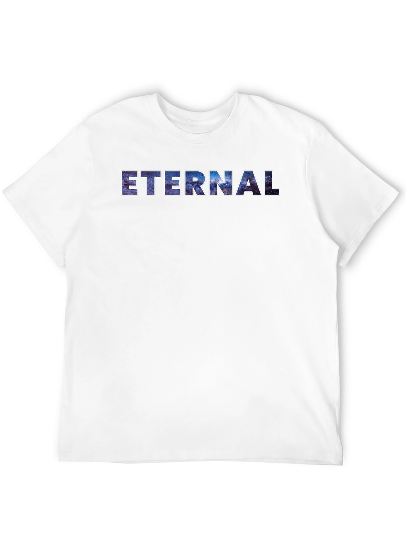 Eternal Galaxy Graphic Black T-Shirt