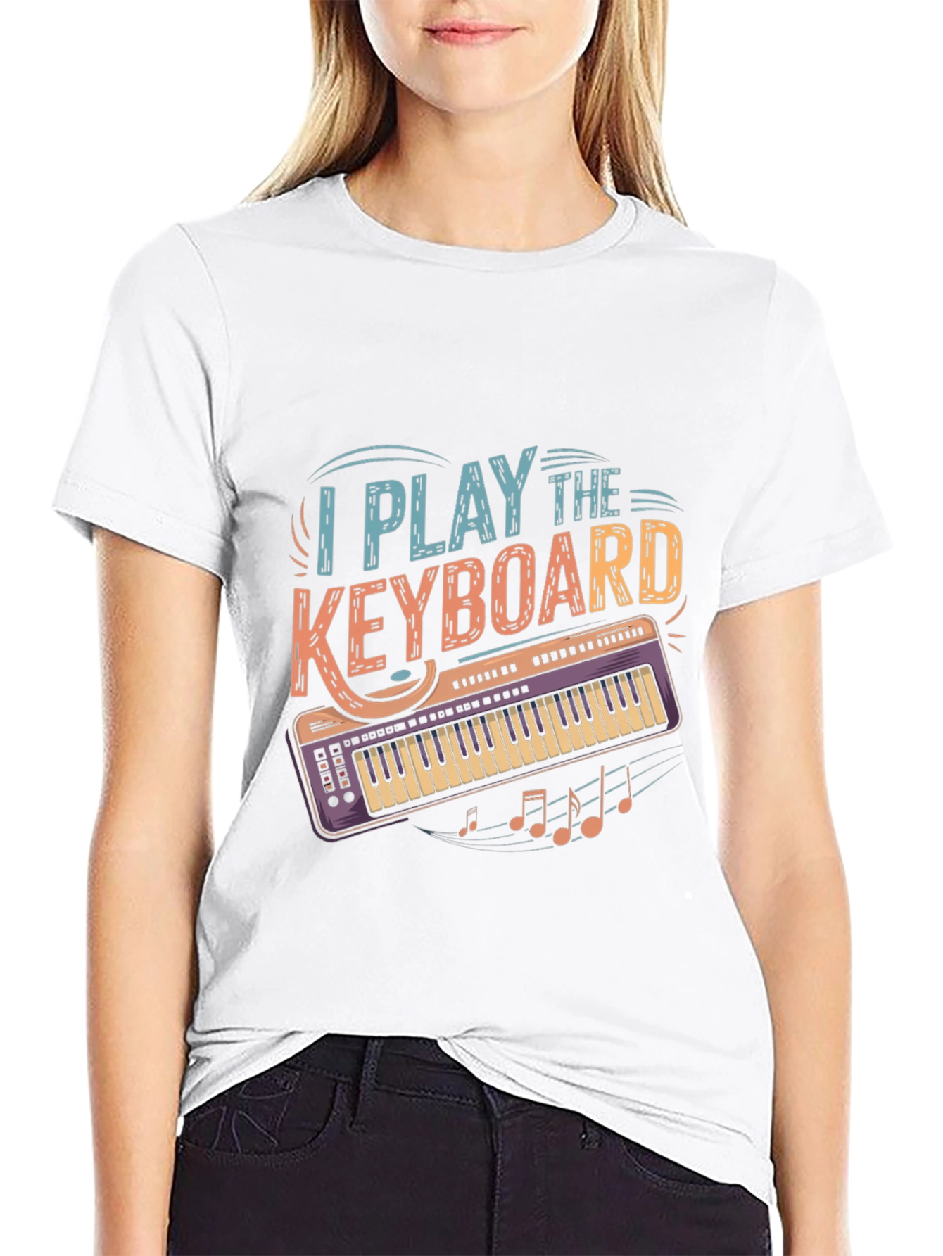 I Play The Keyboard T-Shirt - Music Lover Tee