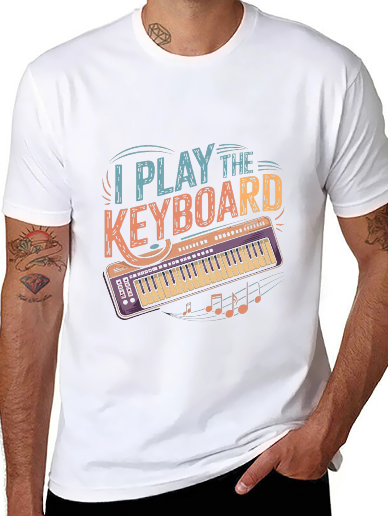 I Play The Keyboard T-Shirt - Music Lover Tee