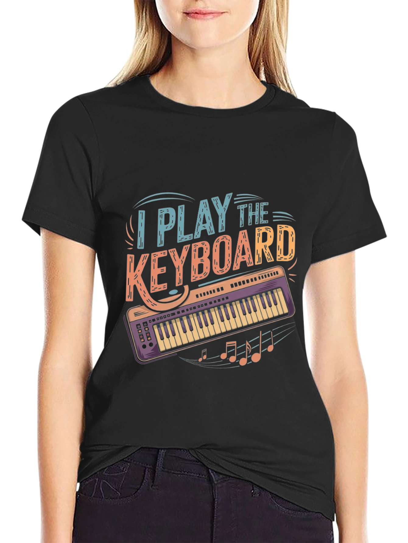 I Play The Keyboard T-Shirt - Music Lover Tee