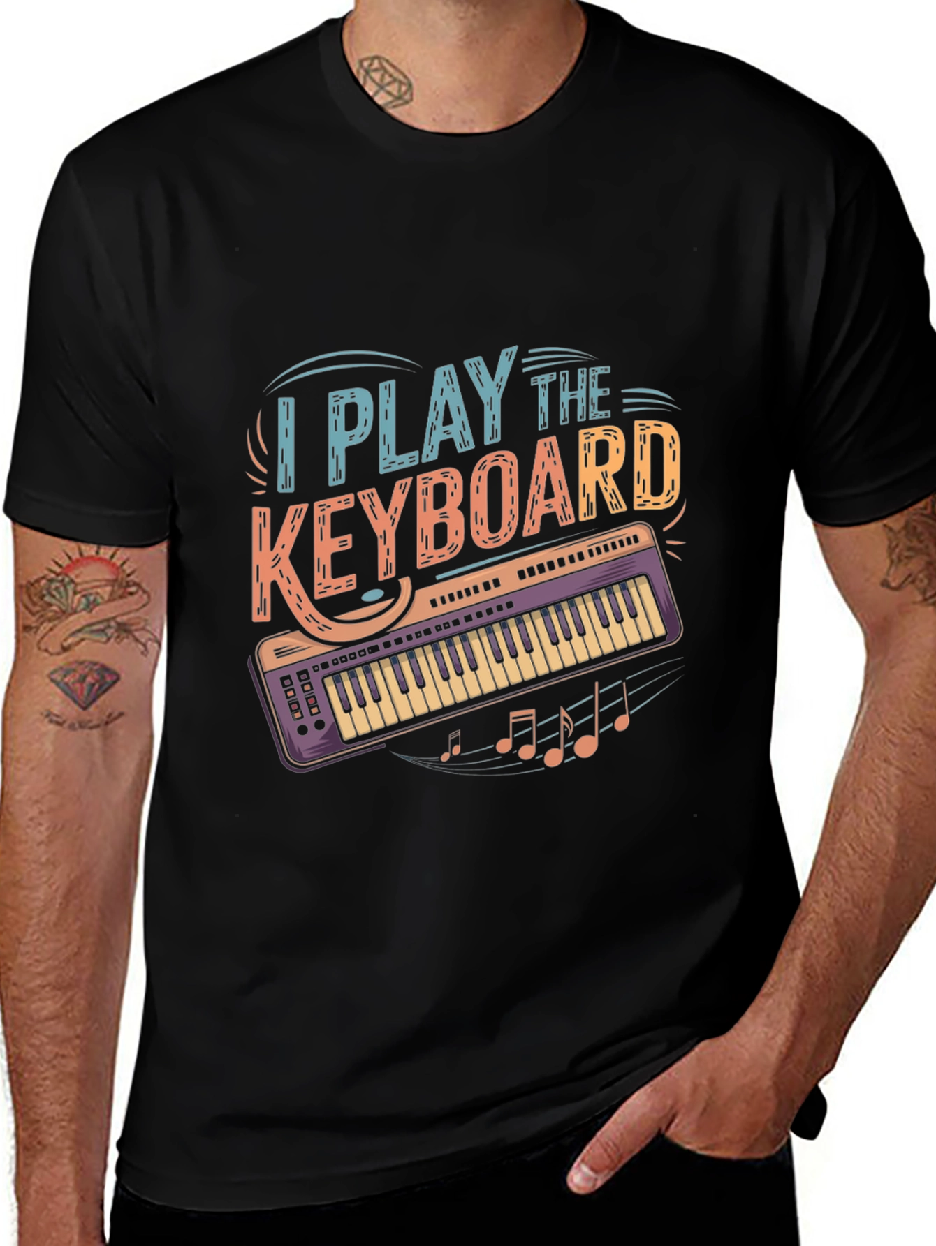 I Play The Keyboard T-Shirt - Music Lover Tee