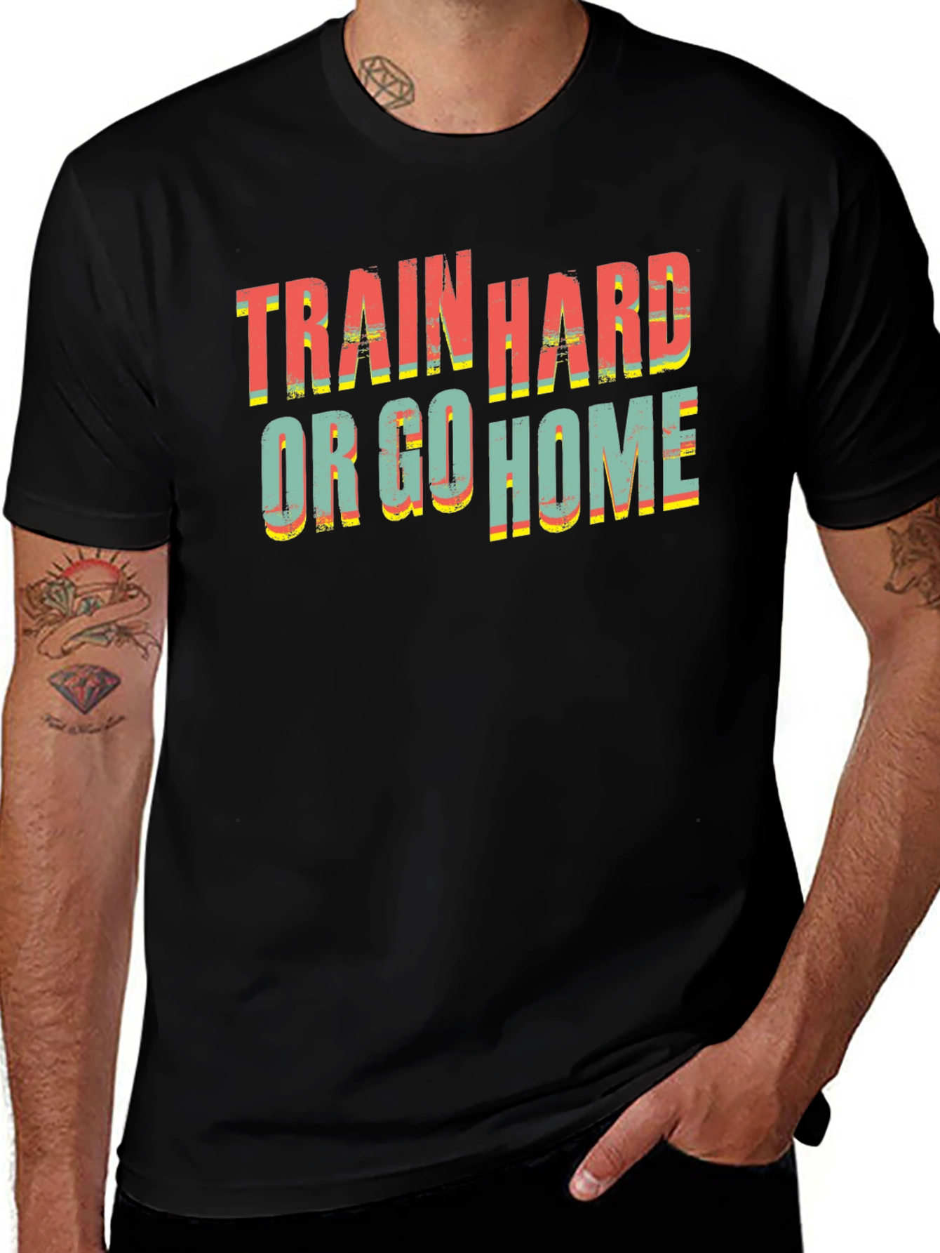 Train Hard or Go Home Graphic Tee
