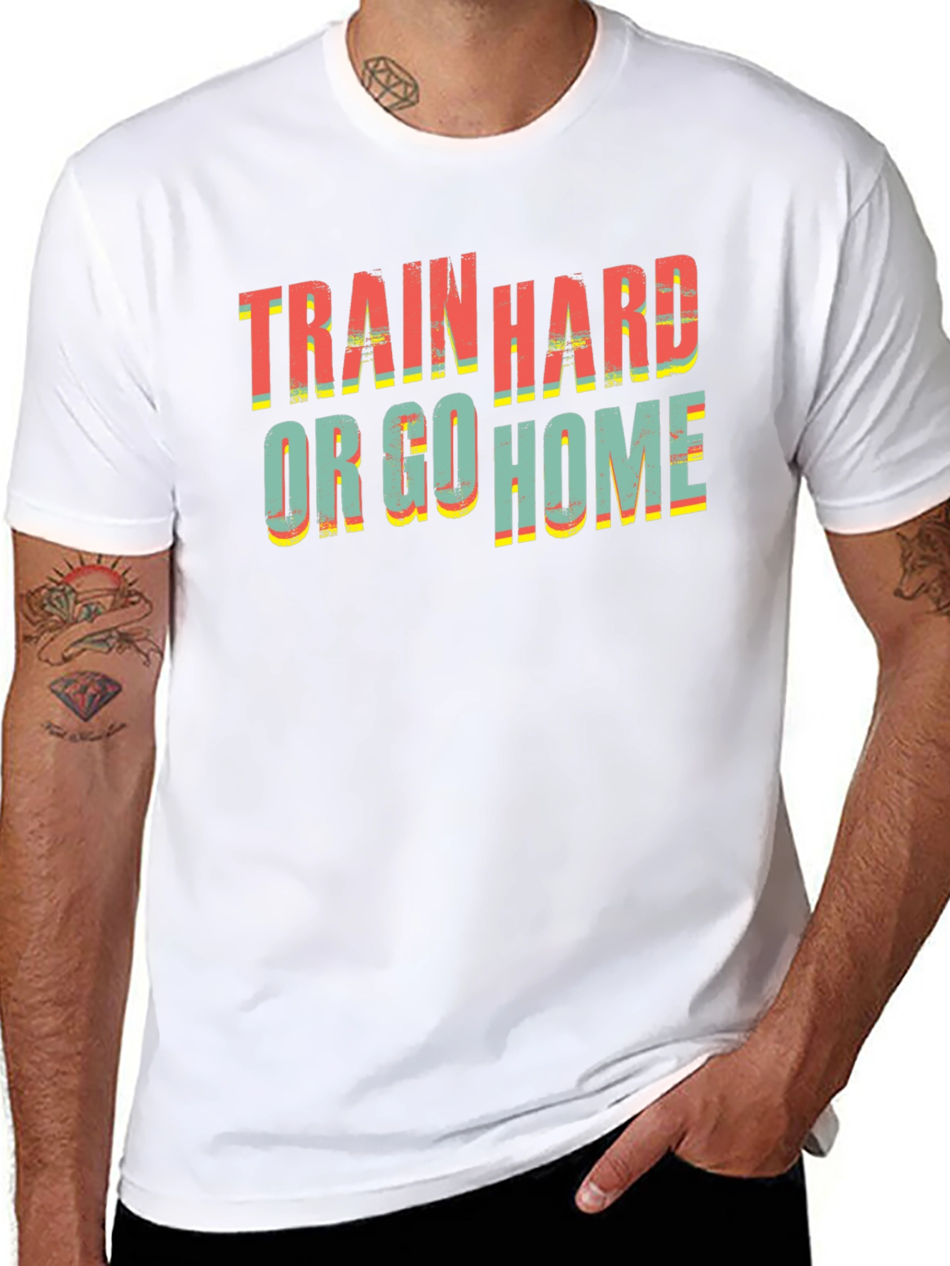 Train Hard or Go Home Graphic Tee