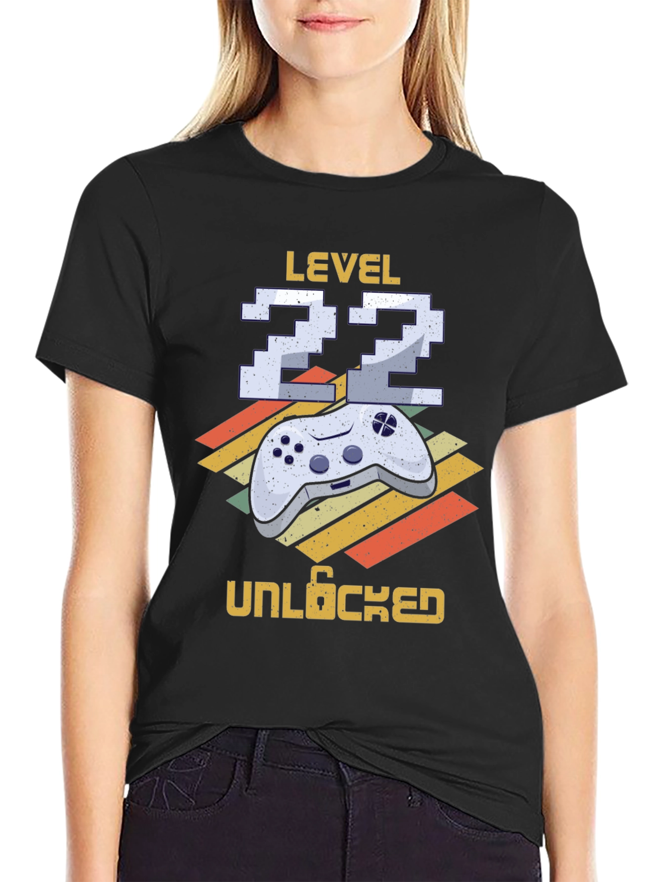 Level 22 Unlocked Gaming T-Shirt