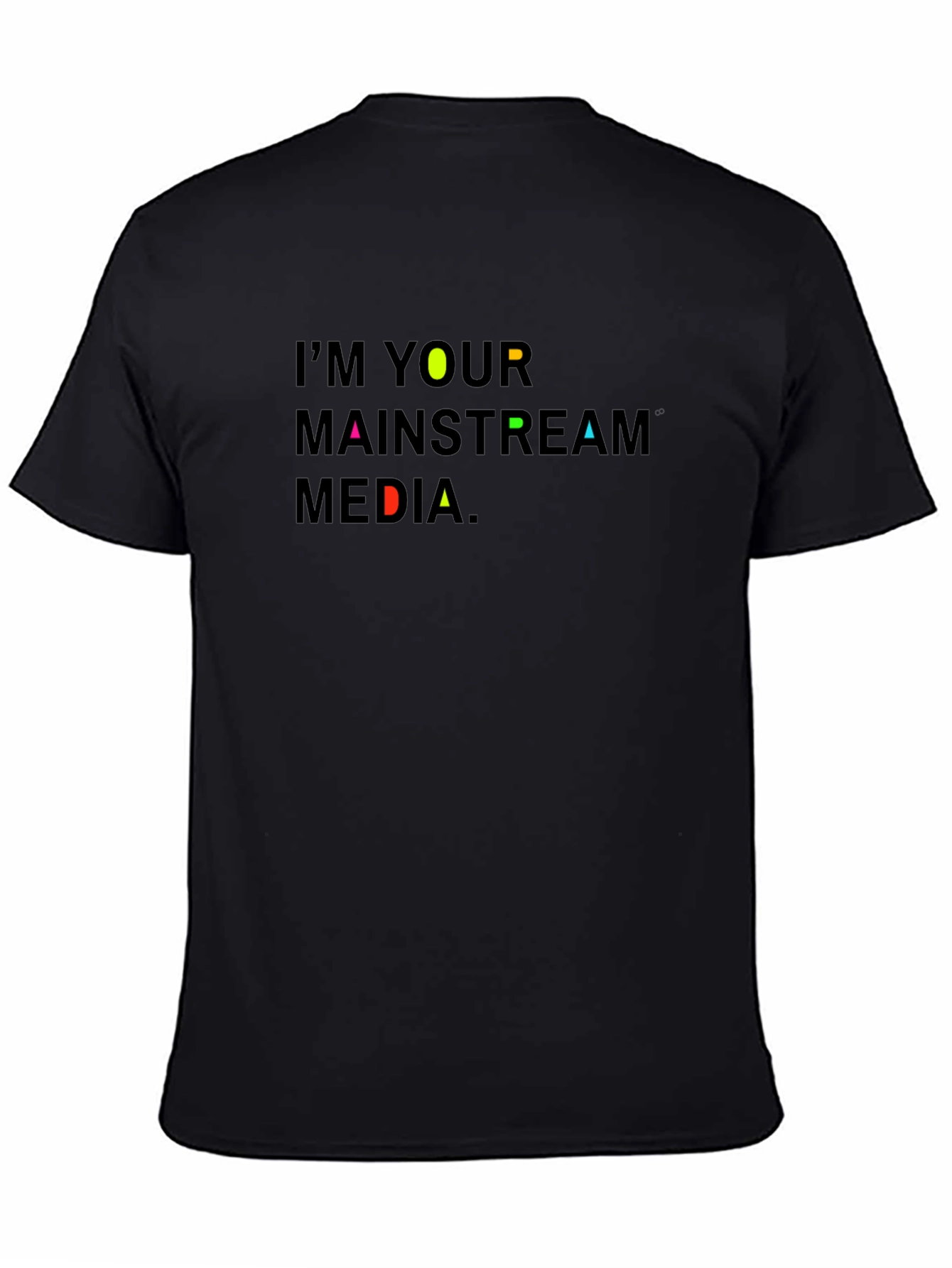 Im Your Mainstream Media Graphic Tee - Black