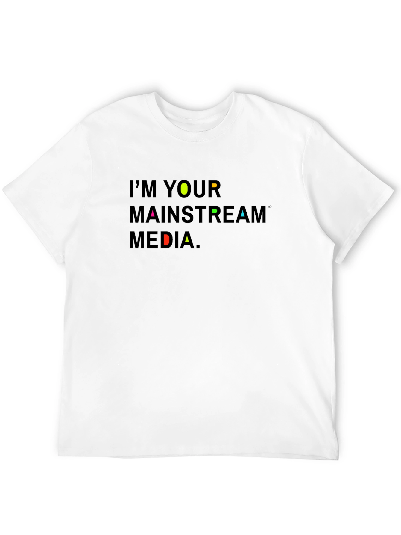 Im Your Mainstream Media Graphic Tee - Black
