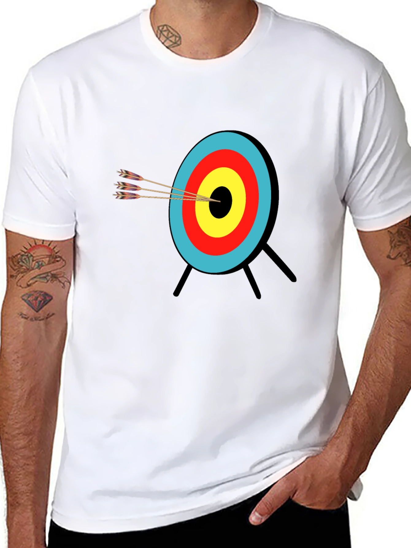 Archery Target Graphic T-Shirt