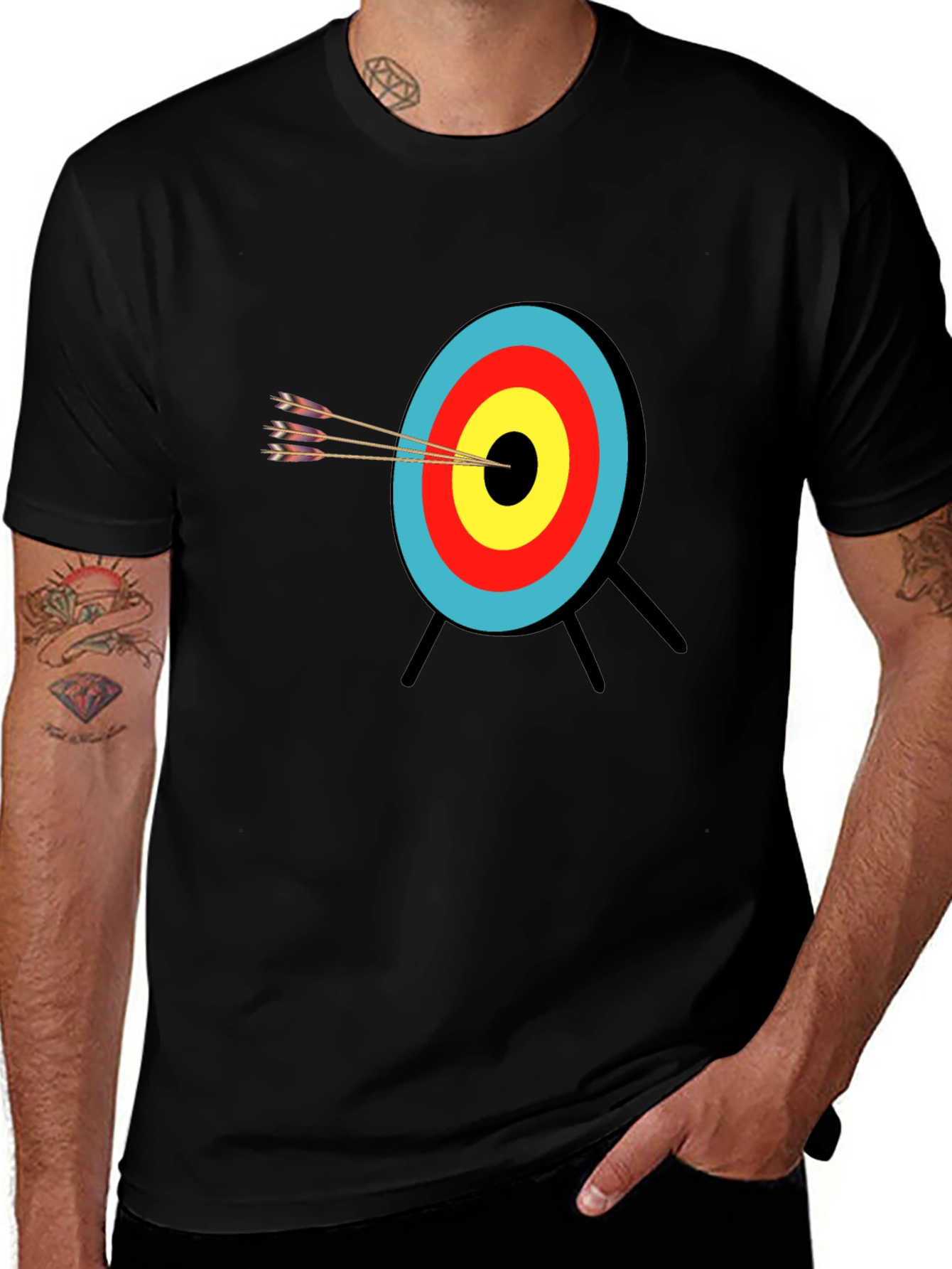 Archery Target Graphic T-Shirt