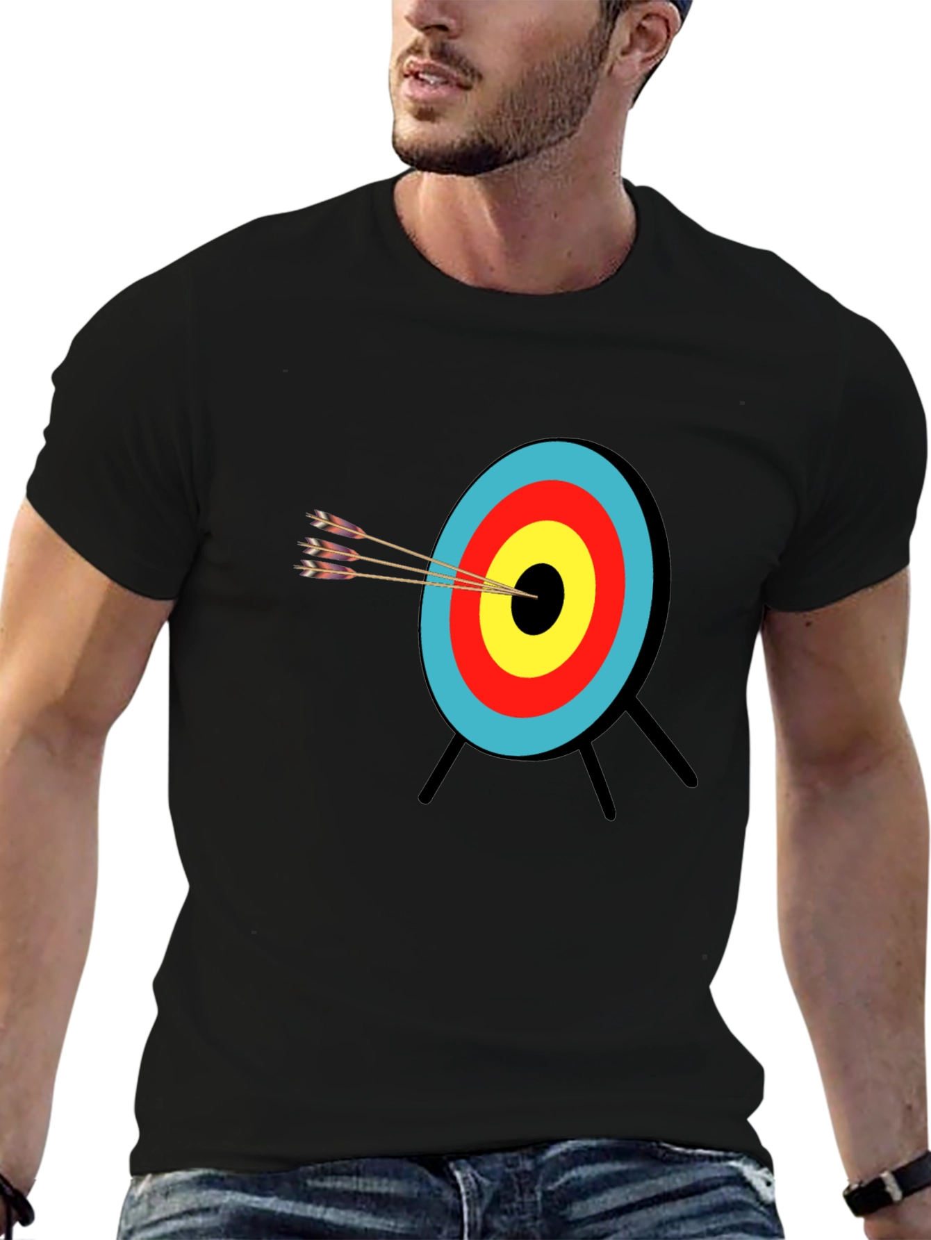 Archery Target Graphic T-Shirt