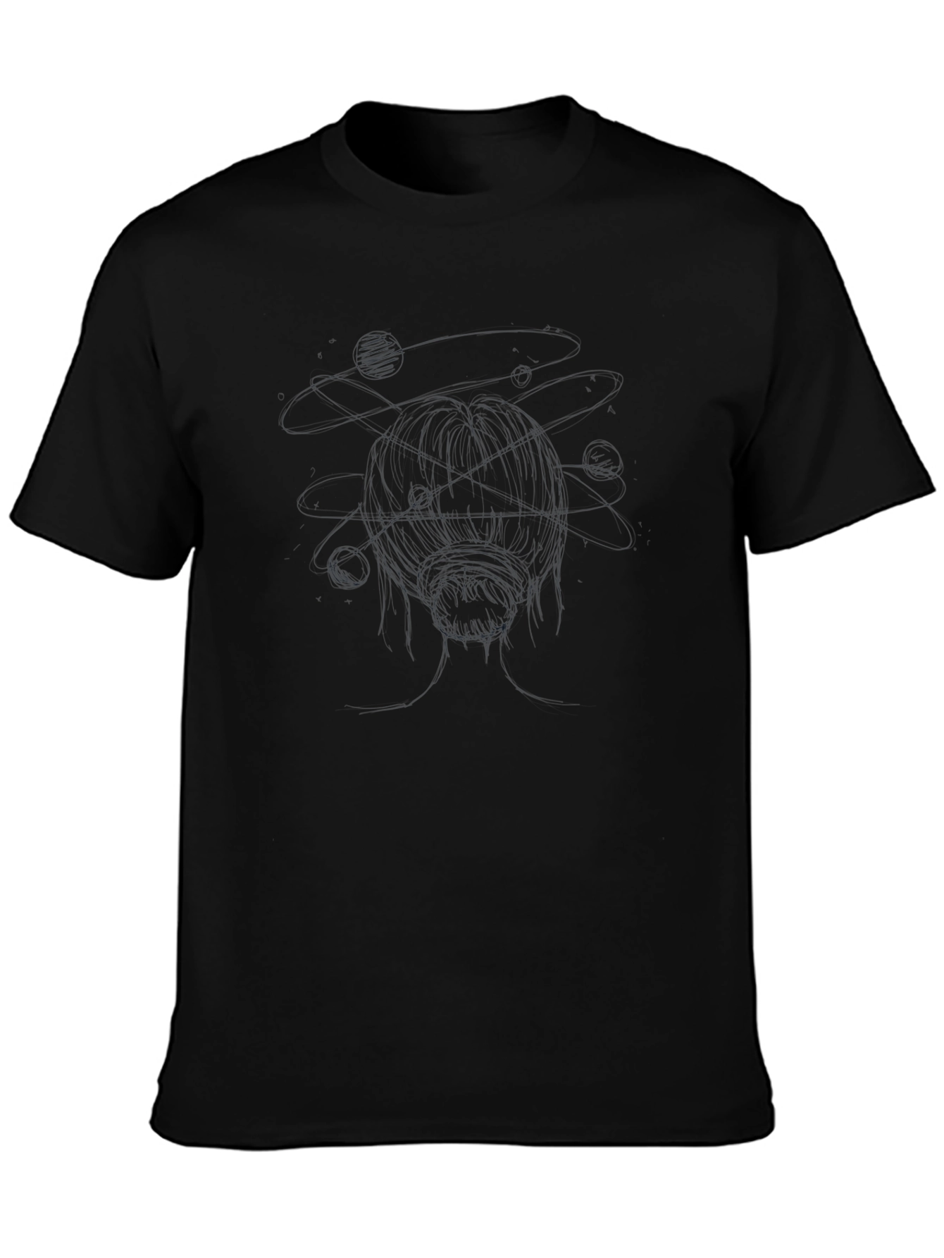 Abstract Head Graphic Tee - Premium Soft Cotton