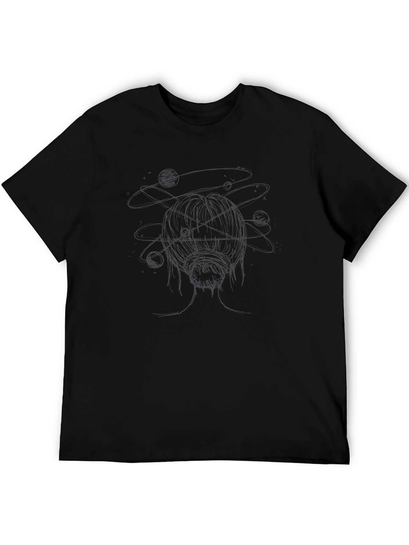 Abstract Head Graphic Tee - Premium Soft Cotton
