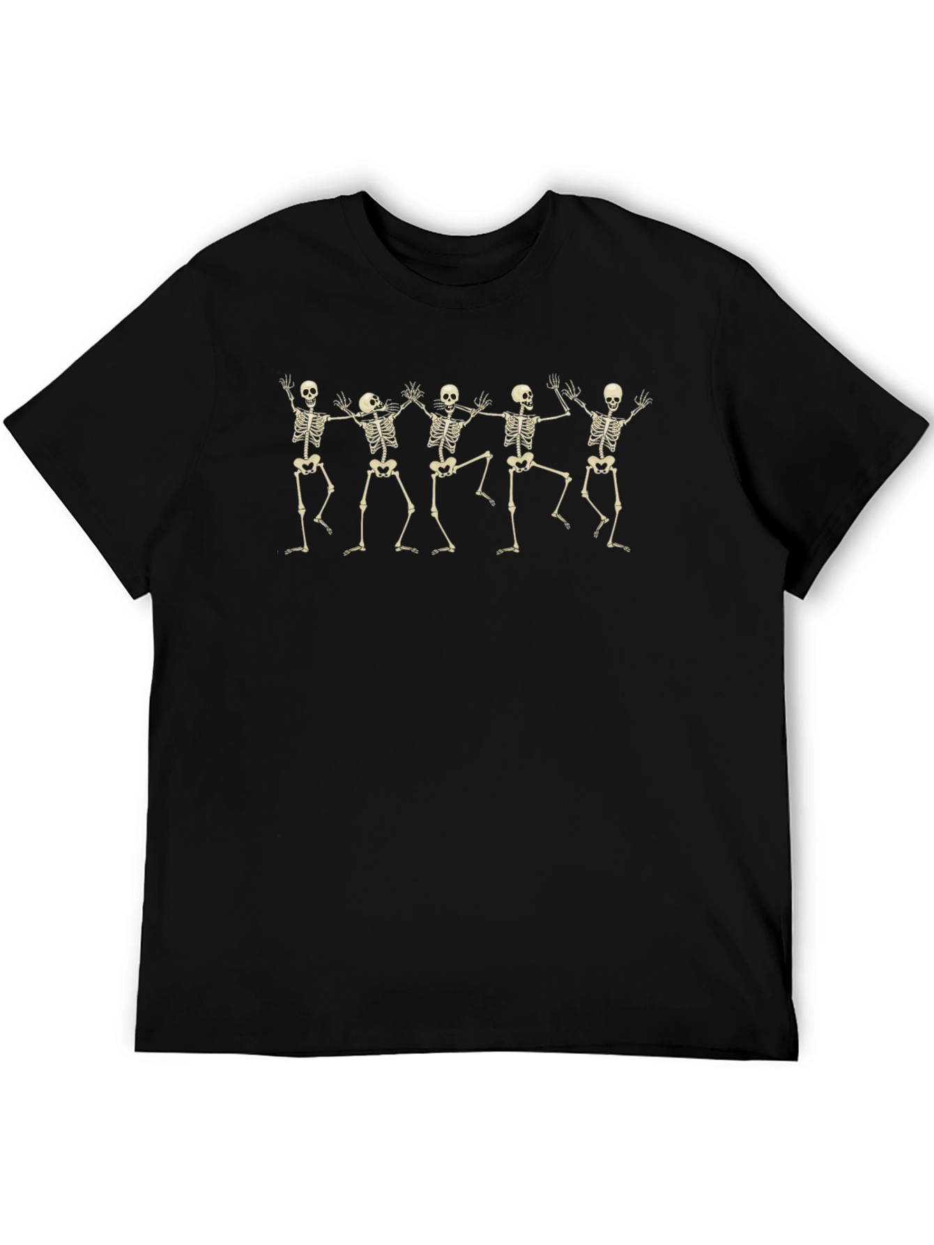 Dancing Skeletons Graphic Tee - Halloween Fun!