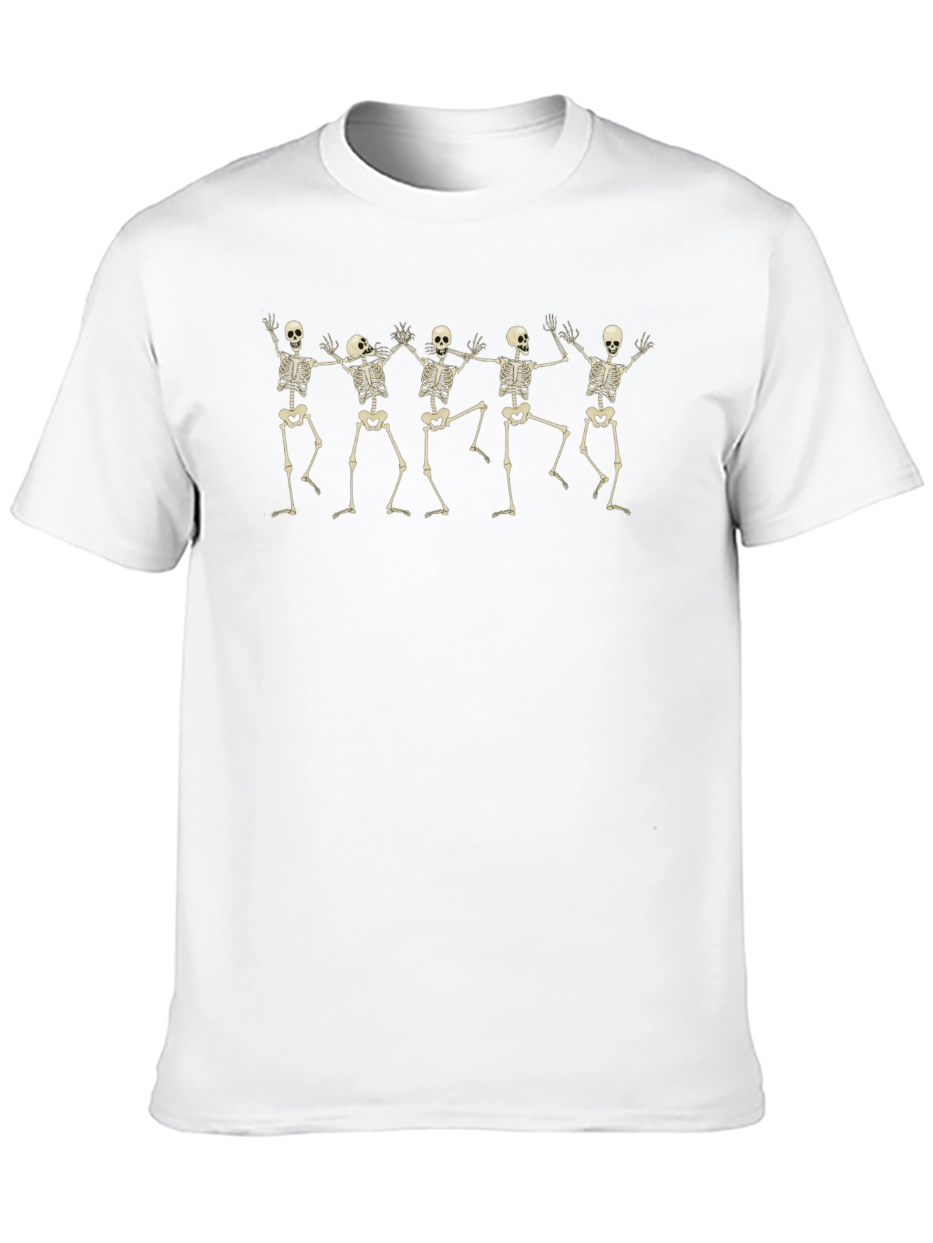 Dancing Skeletons Graphic Tee - Halloween Fun!