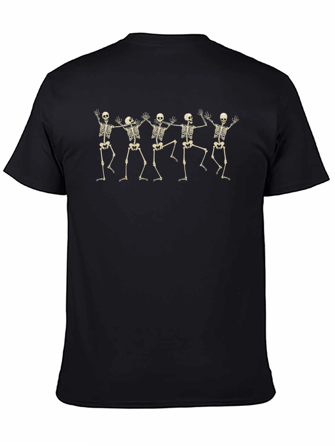 Dancing Skeletons Graphic Tee - Halloween Fun!