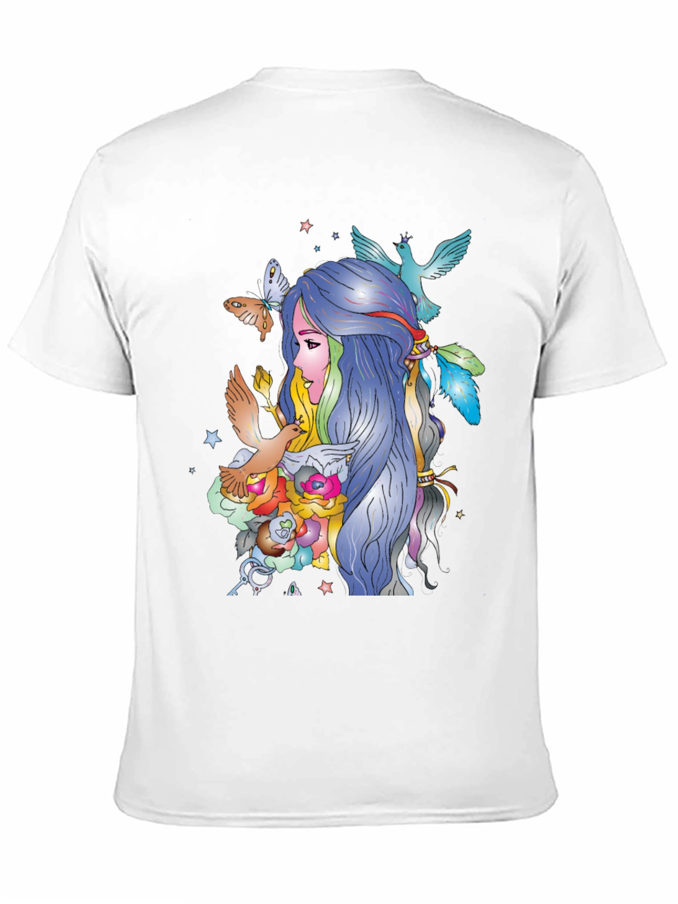 Artistic Womens Graphic Print T-Shirt