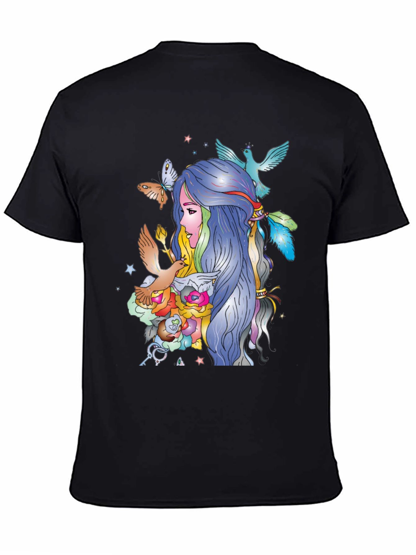 Artistic Womens Graphic Print T-Shirt