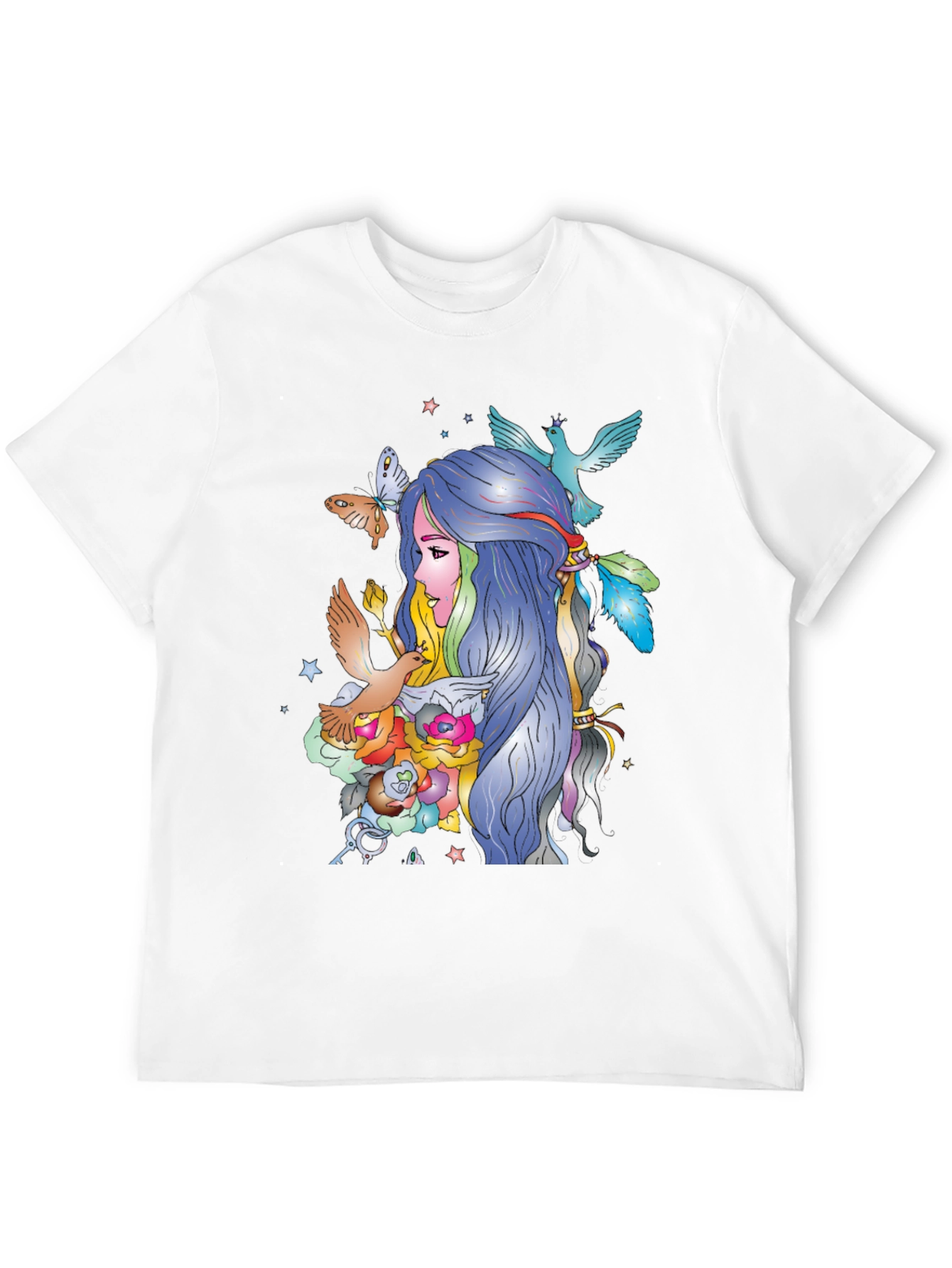 Artistic Womens Graphic Print T-Shirt